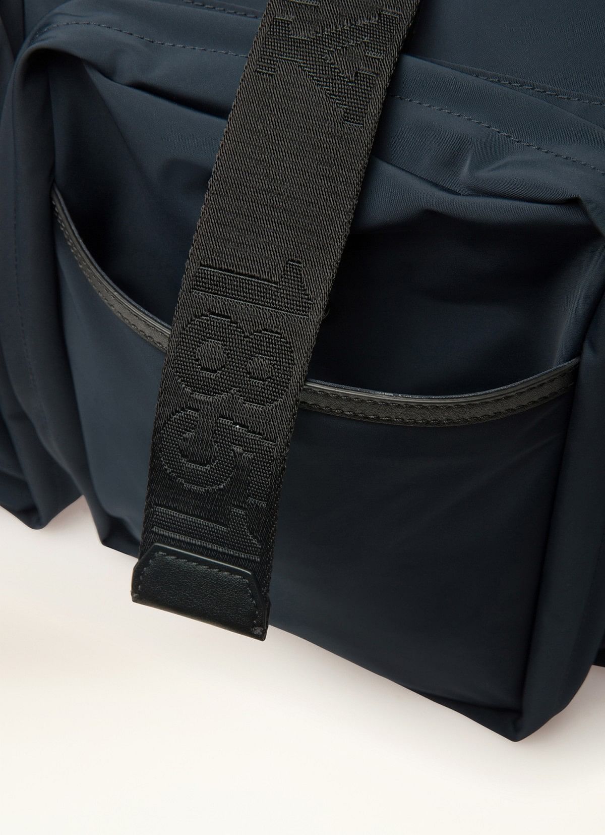 Fesder Nylon Weekender Bag In Navy