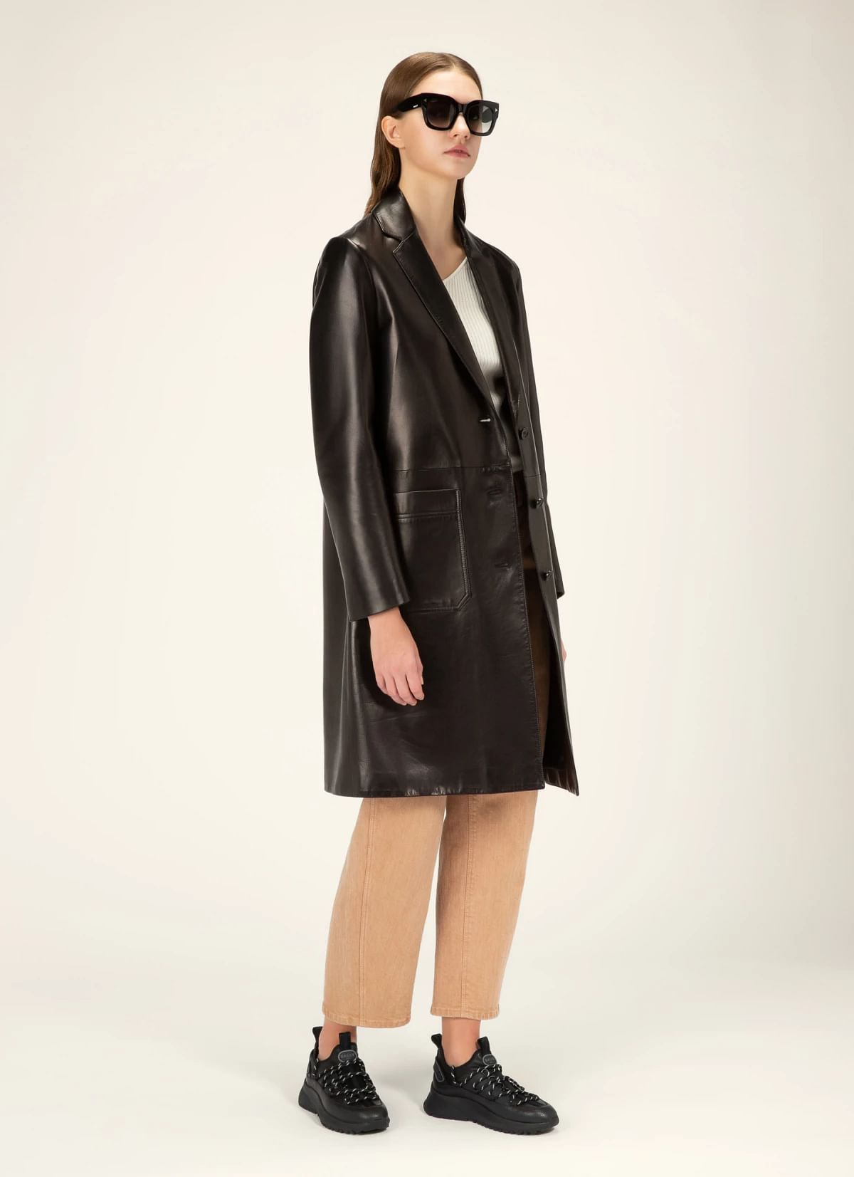 Delys Leather Sneakers