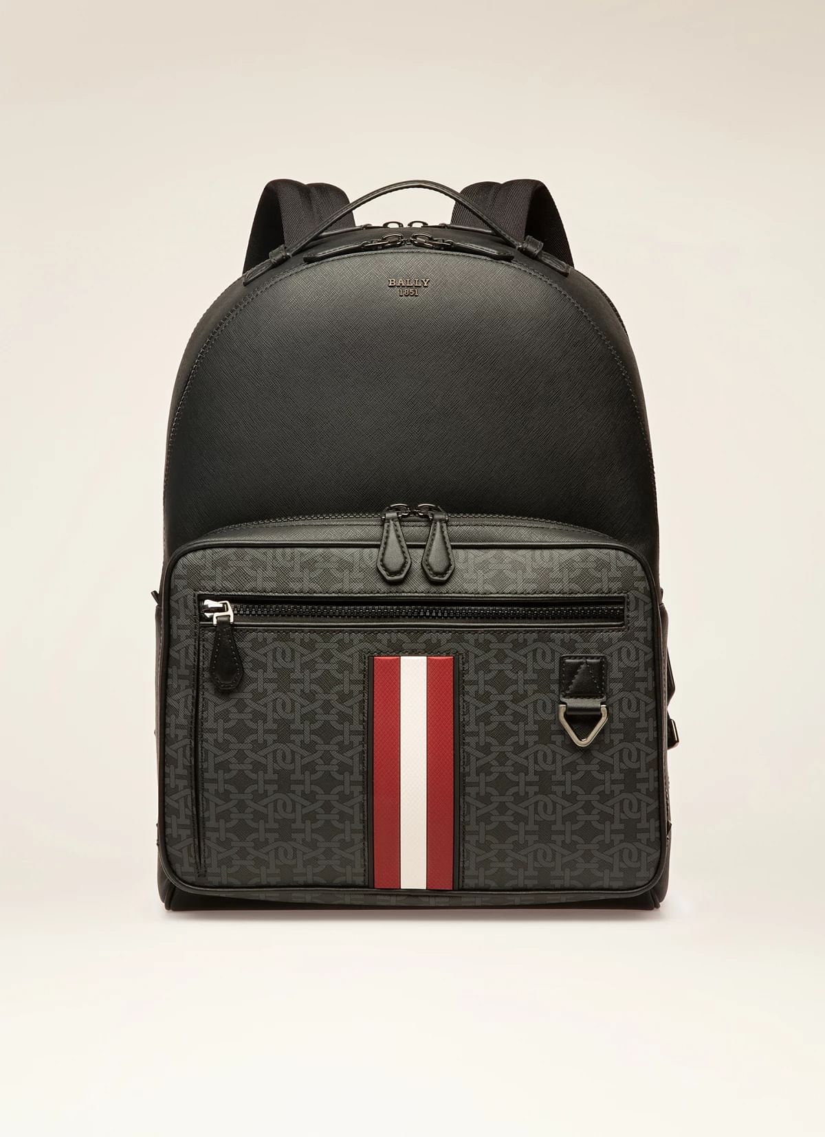 Mavrick Recycled Leather Backpack In Black