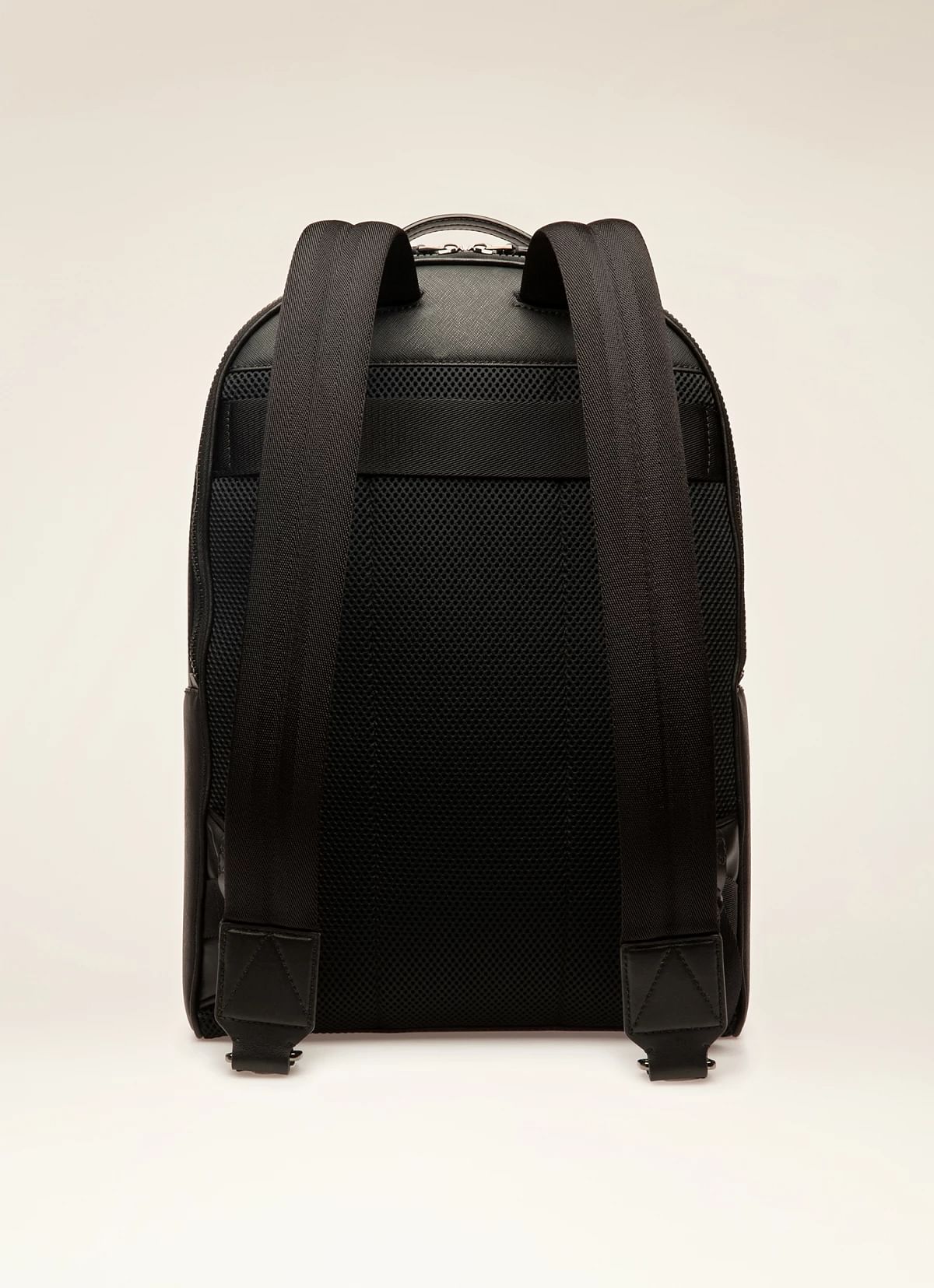 Mavrick Recycled Leather Backpack In Black