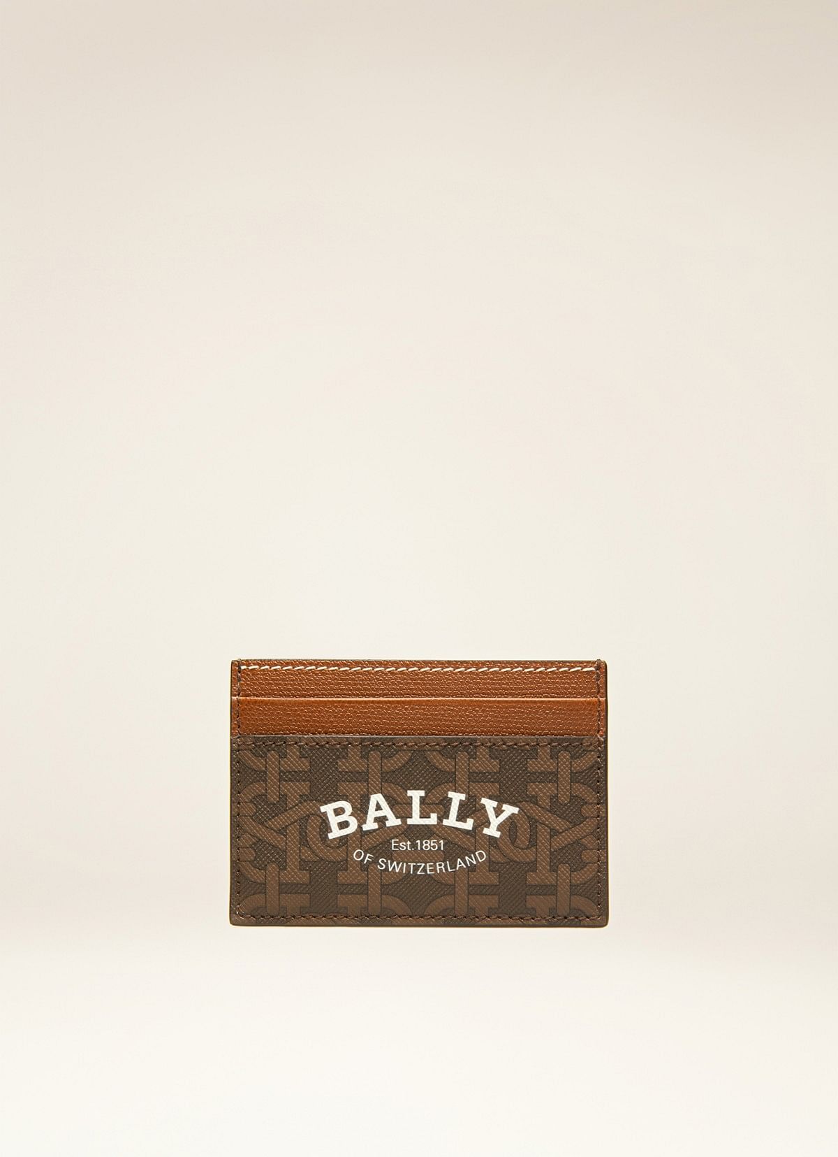 Bhar Tpu Card Holder In Brown