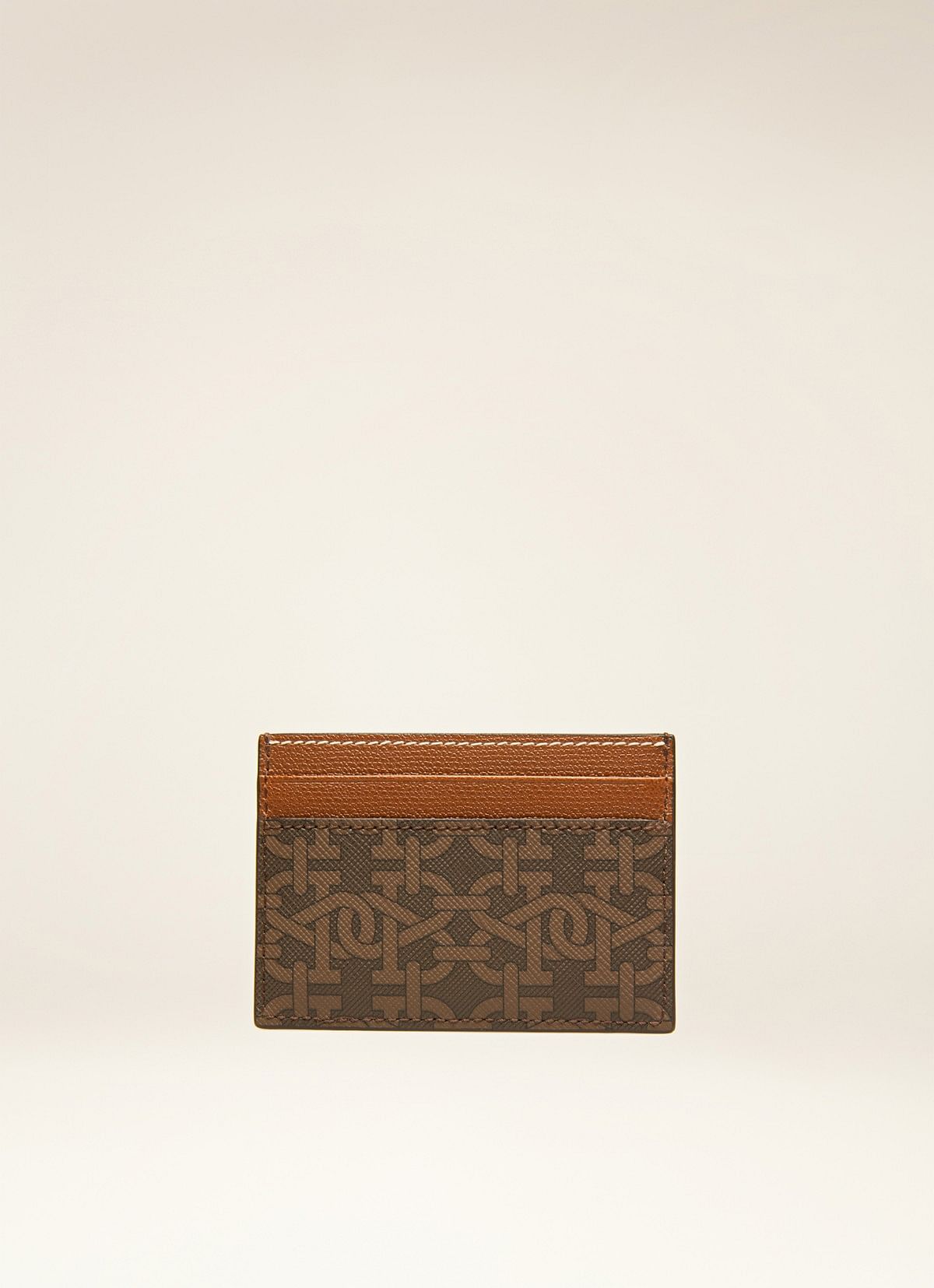 Bhar Tpu Card Holder In Brown