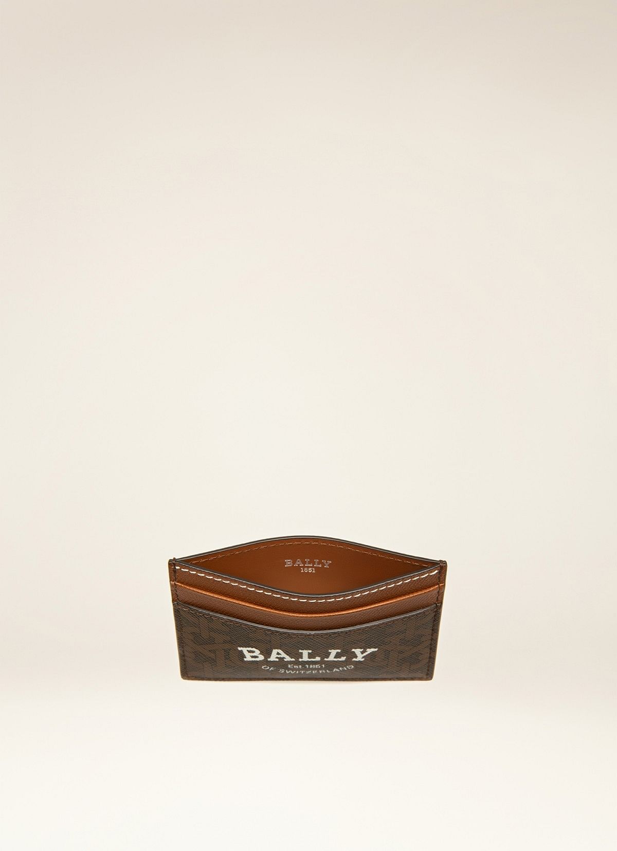 Bhar Tpu Card Holder In Brown