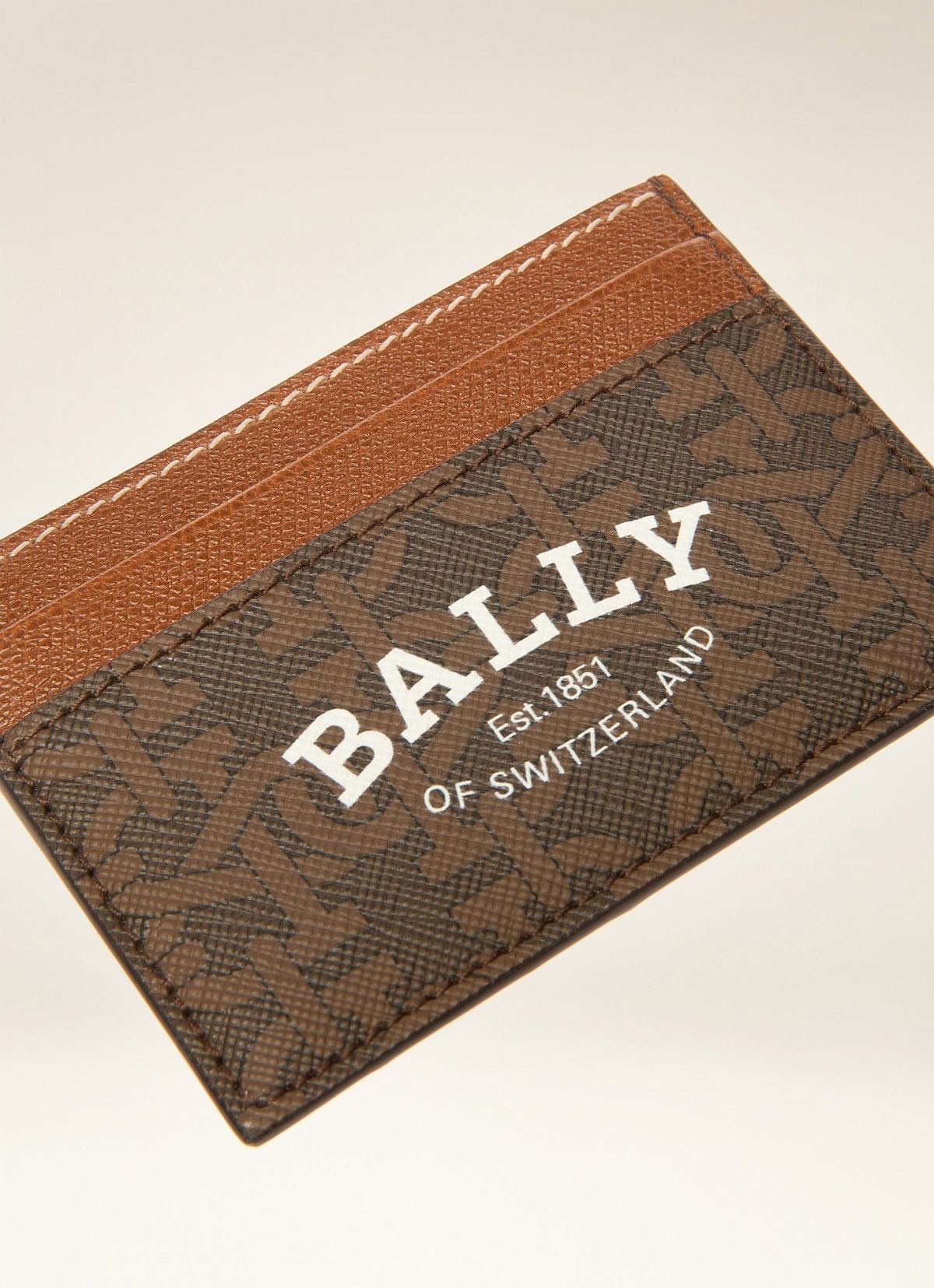 Bhar Tpu Card Holder In Brown
