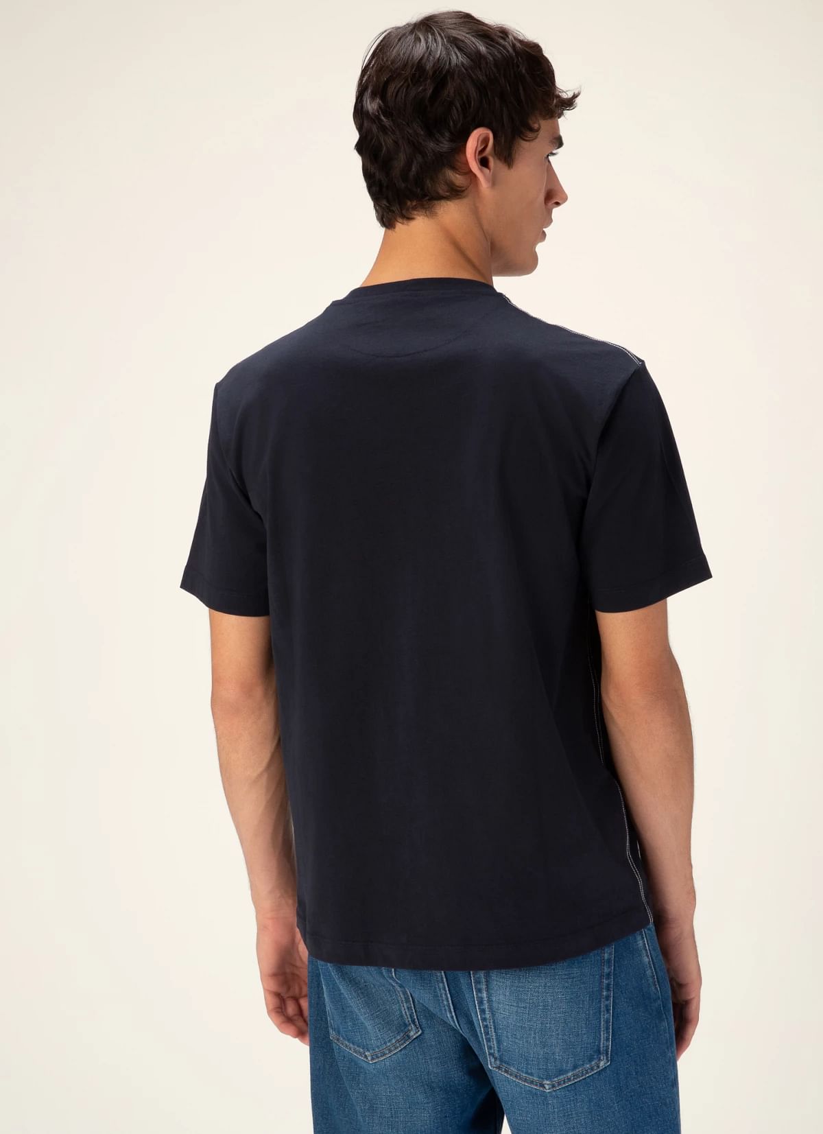 Cotton T-Shirt In Black