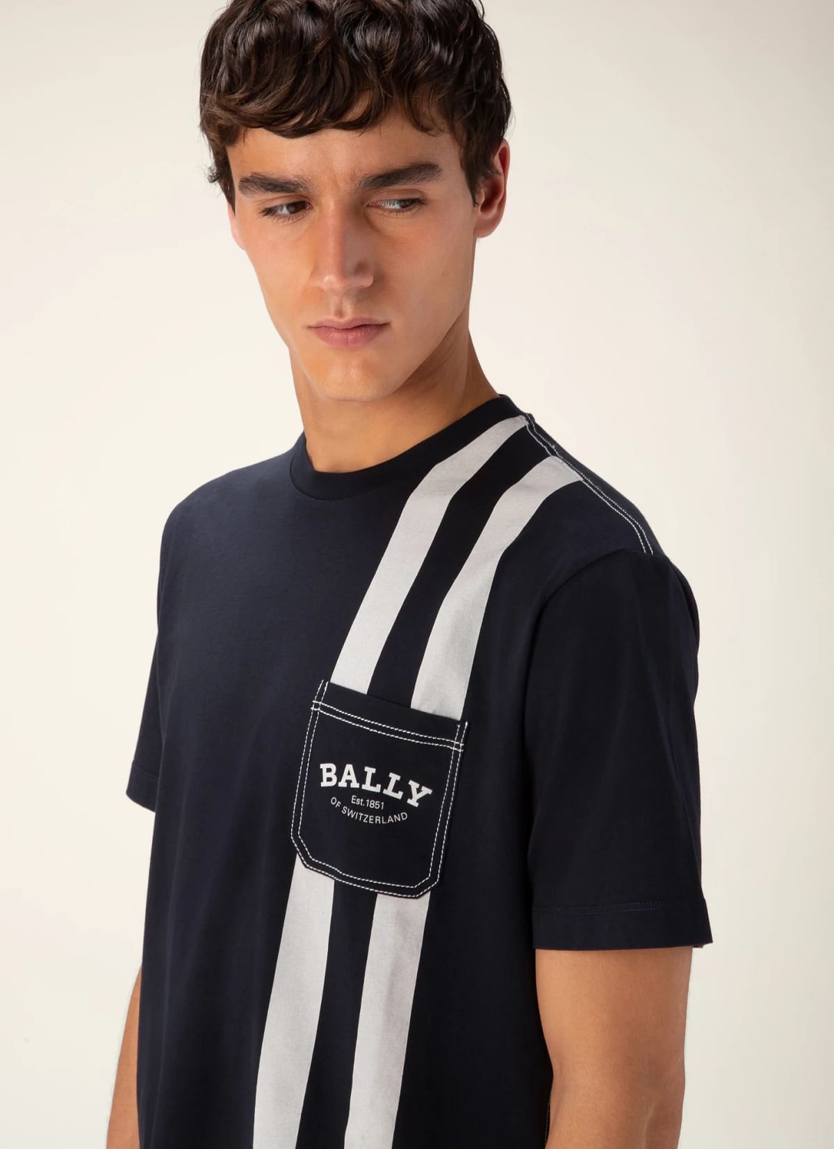 Cotton T-Shirt In Black