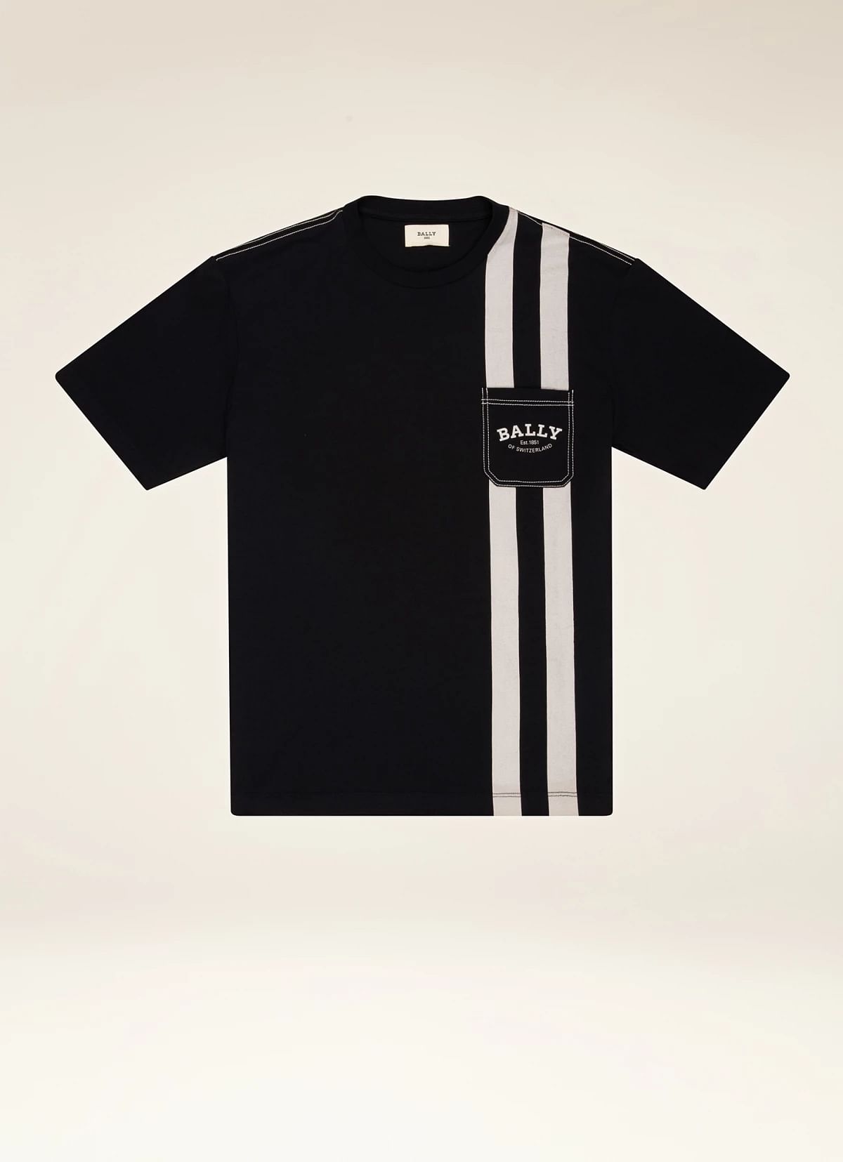 Cotton T-Shirt In Black