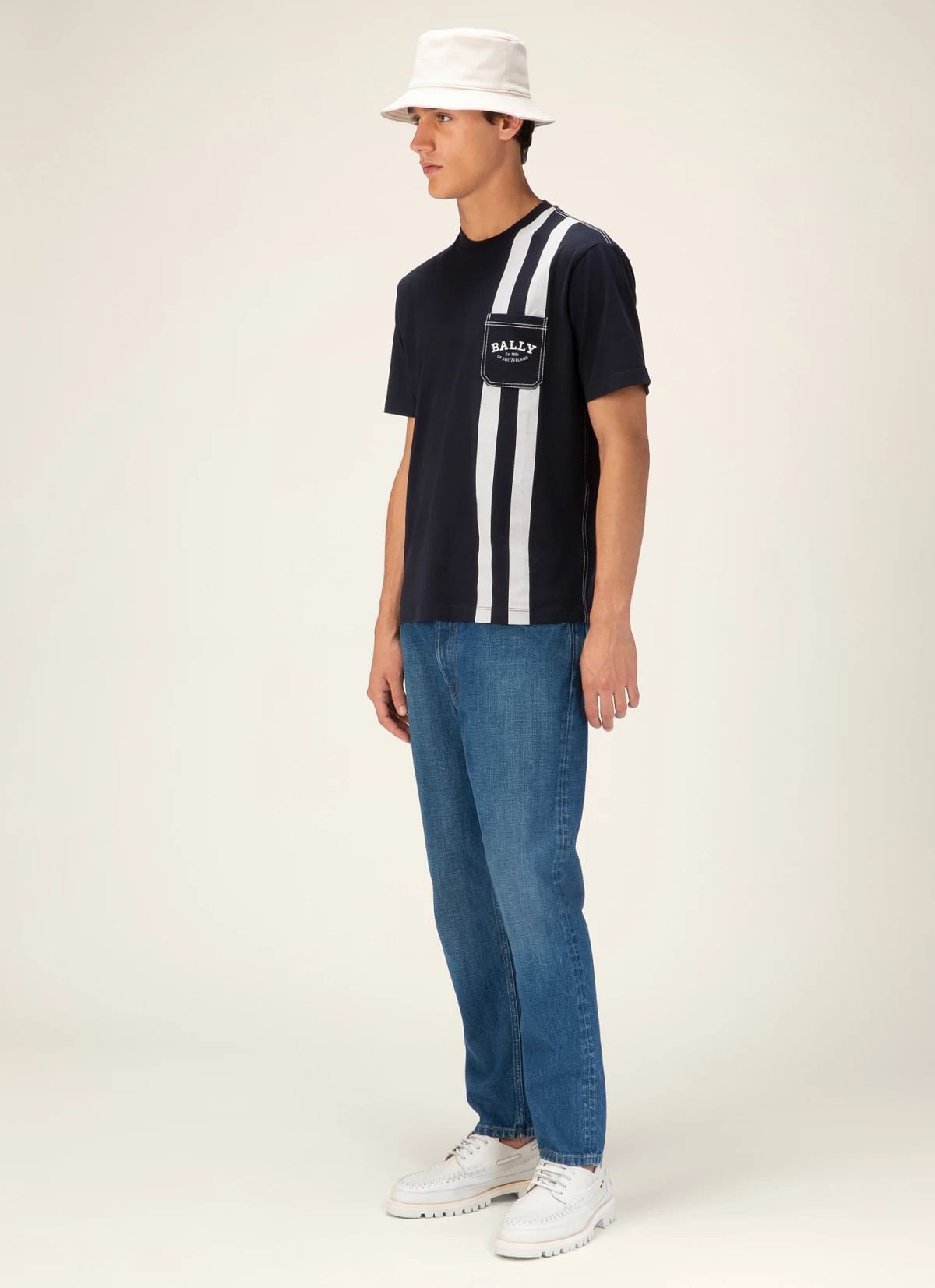 Cotton T-Shirt In Black
