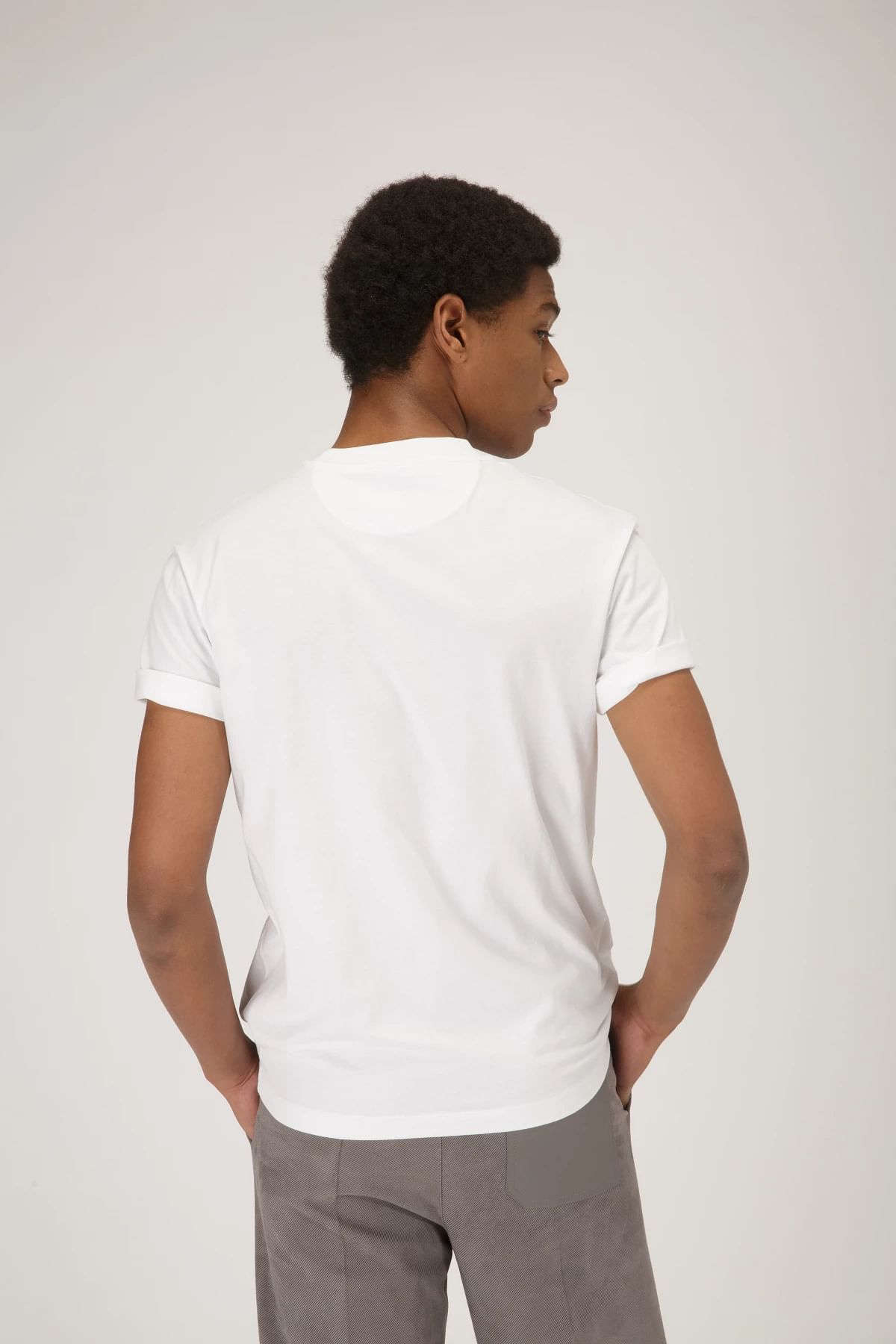 Cotton T-Shirt In White
