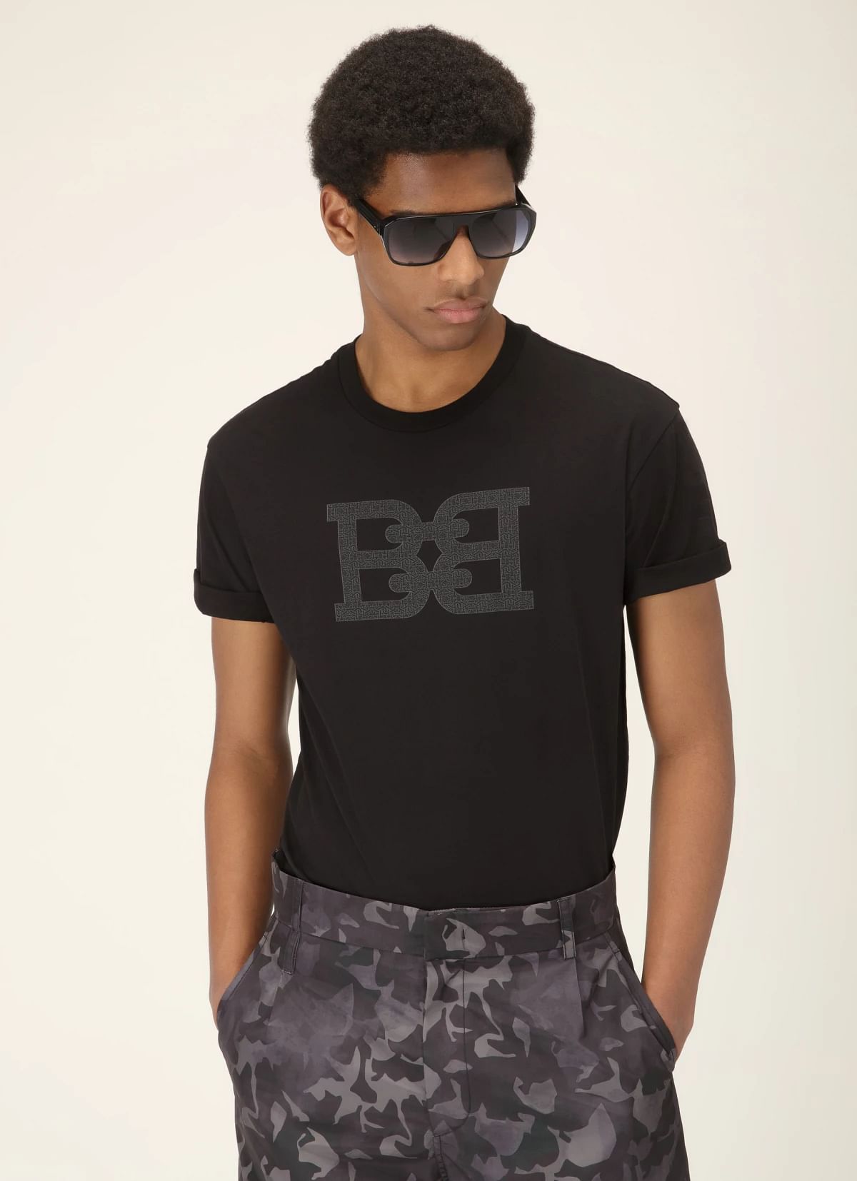 Organic Cotton T-Shirt In Black