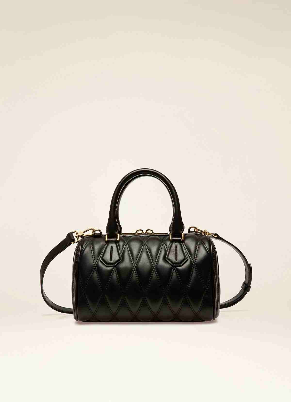 Devin Leather Minibag In Black