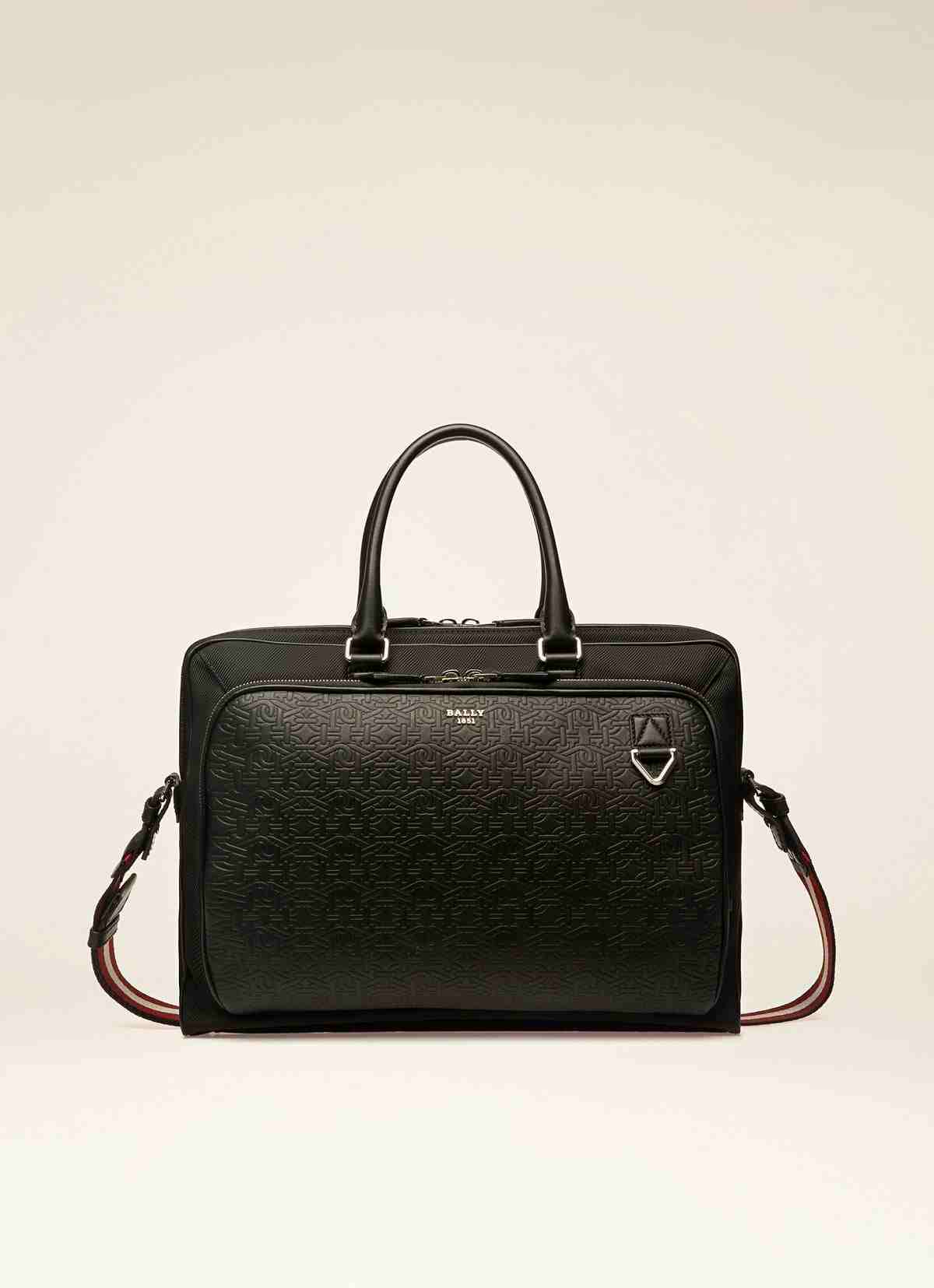 Bally | Cahrl Nylon & Leather Beniness Bag In Black