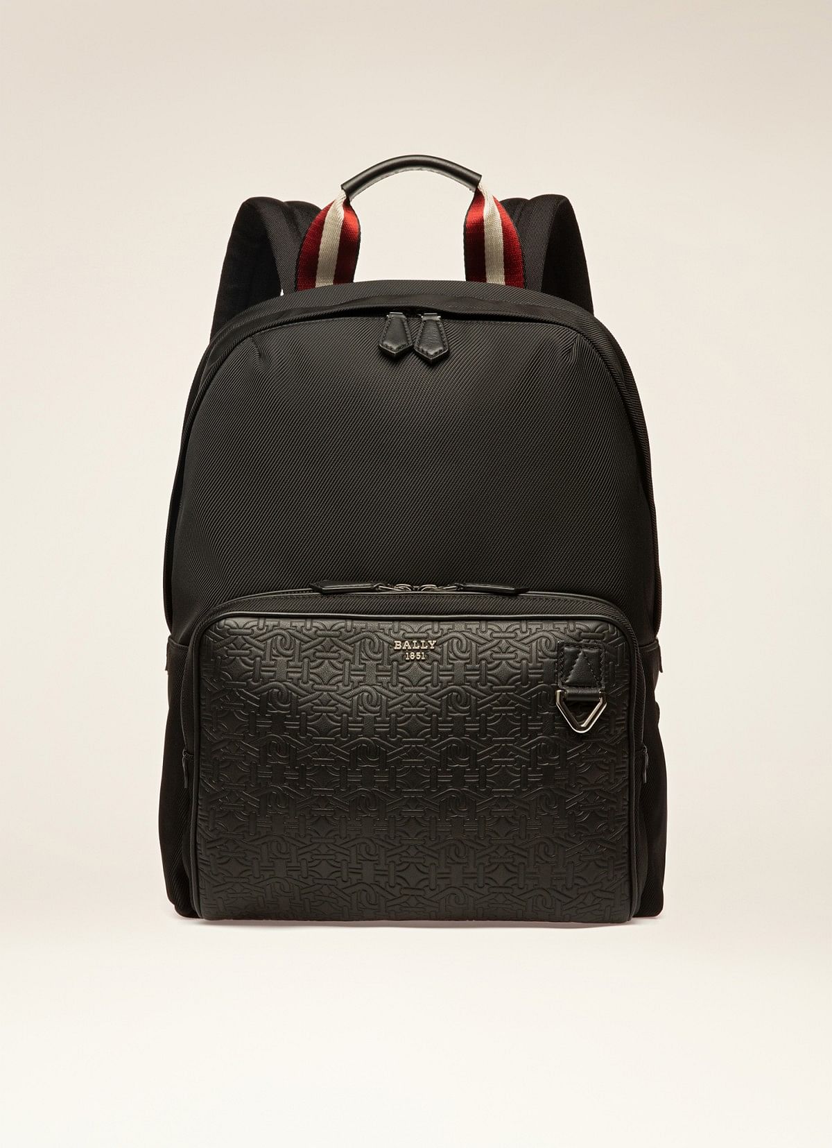 Codie Nylon & Leather Backpack In Black