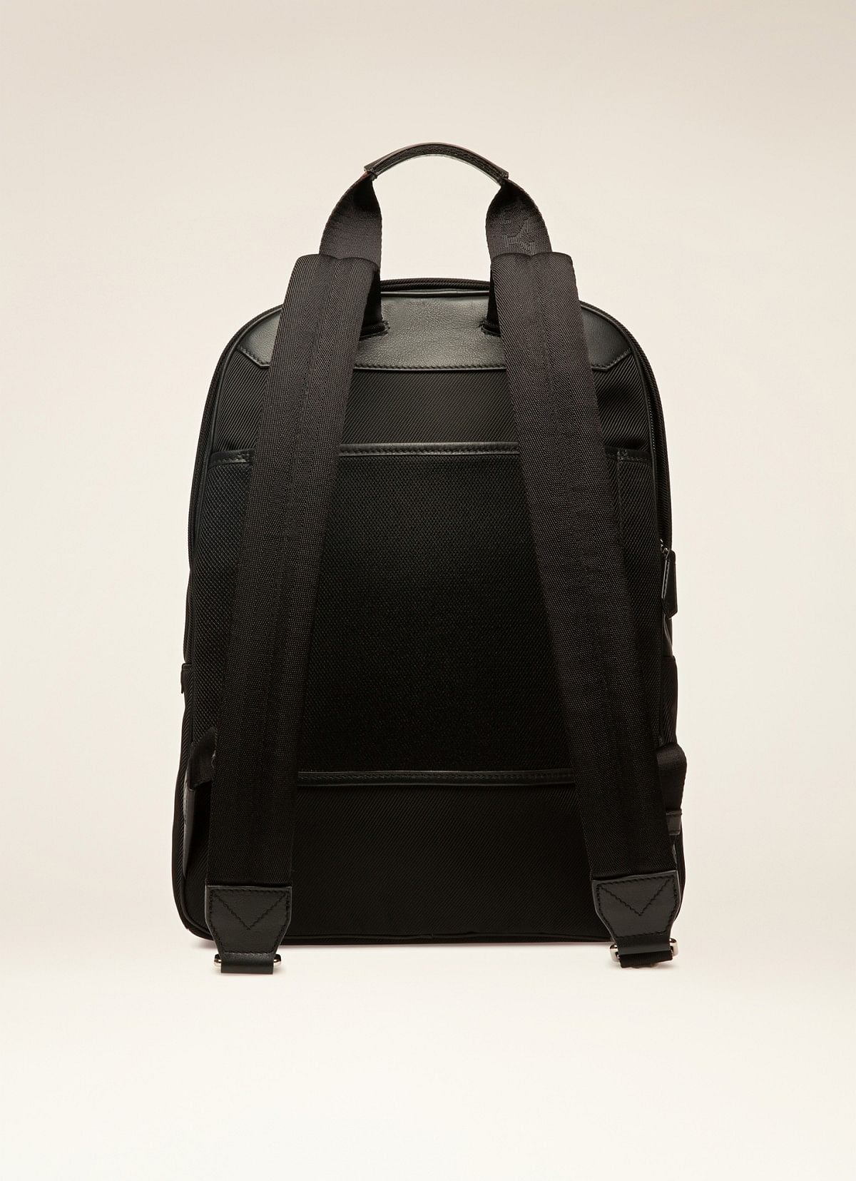 Codie Nylon & Leather Backpack In Black
