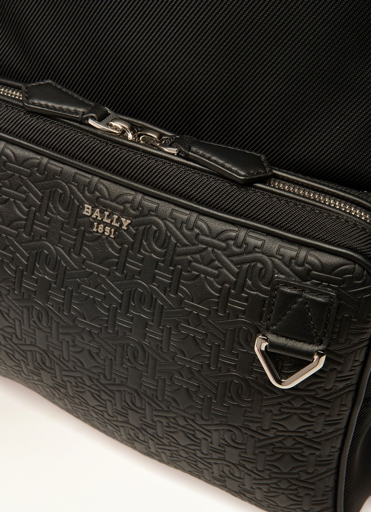 Codie Nylon & Leather Backpack In Black