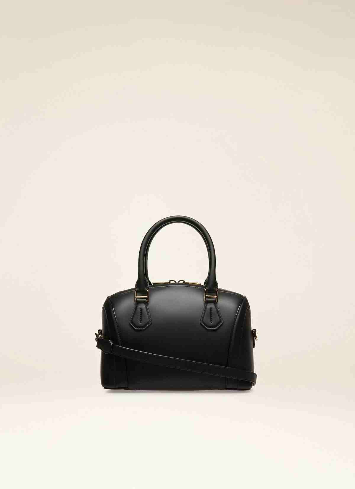 Saffi Small Leather Minibag In Black