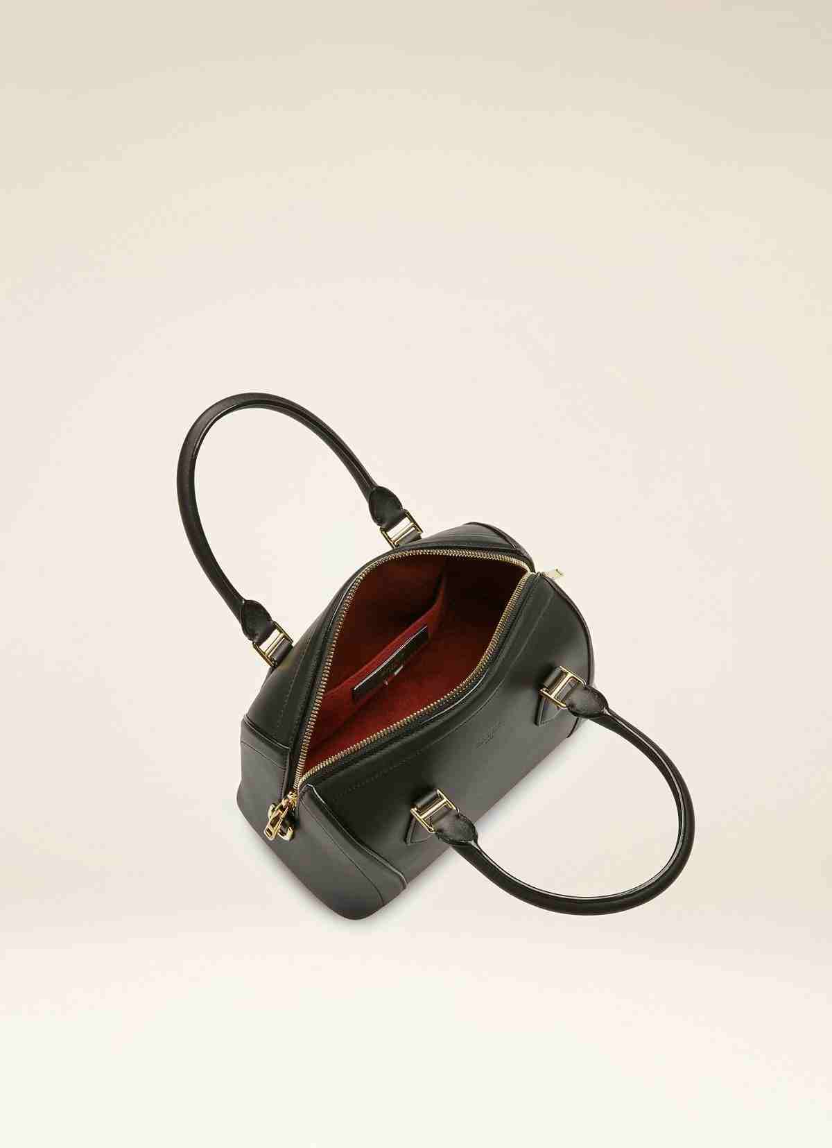 Saffi Small Leather Minibag In Black