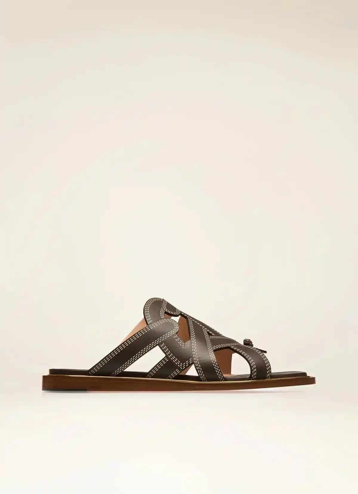 Bally | Glada Leather Flat Sandals