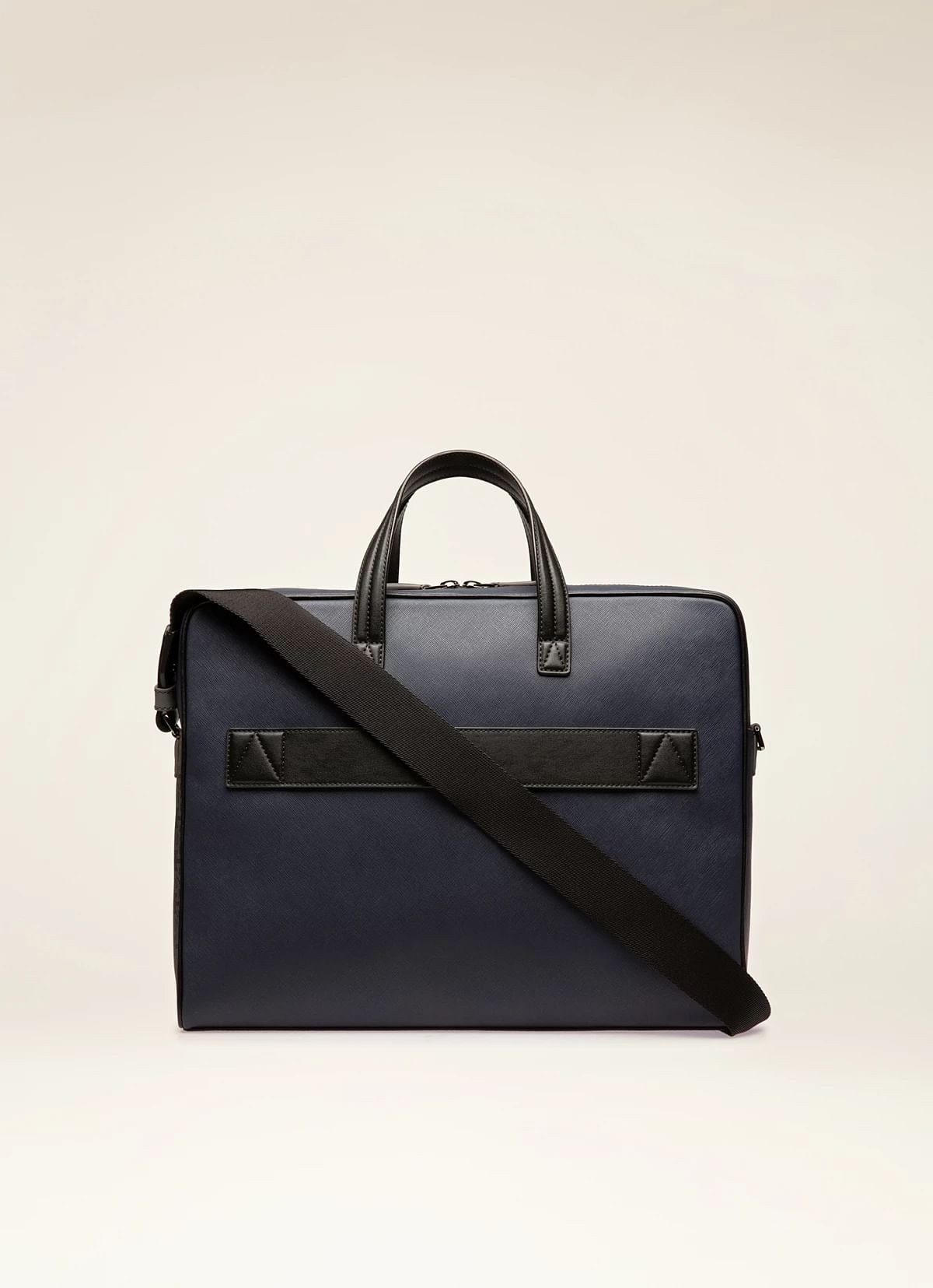 Mikes Leather Beniness Bag In Navy