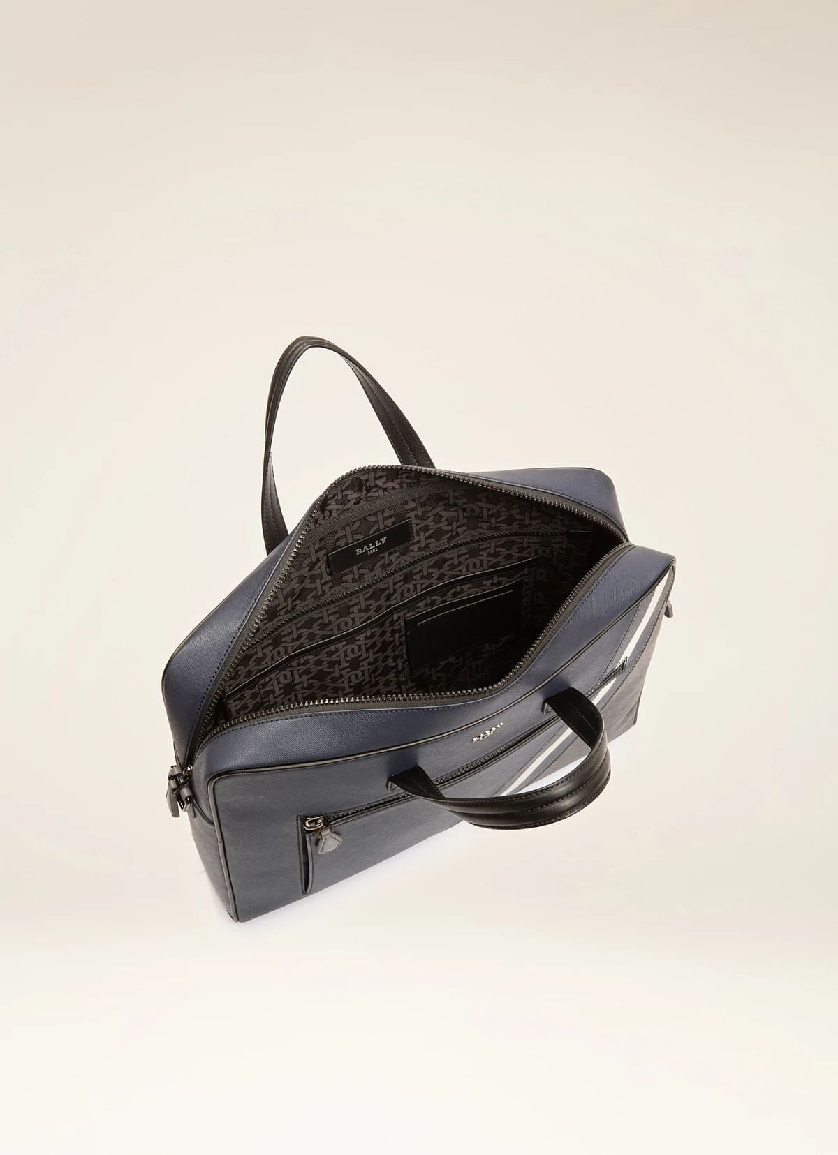 Mikes Leather Beniness Bag In Navy