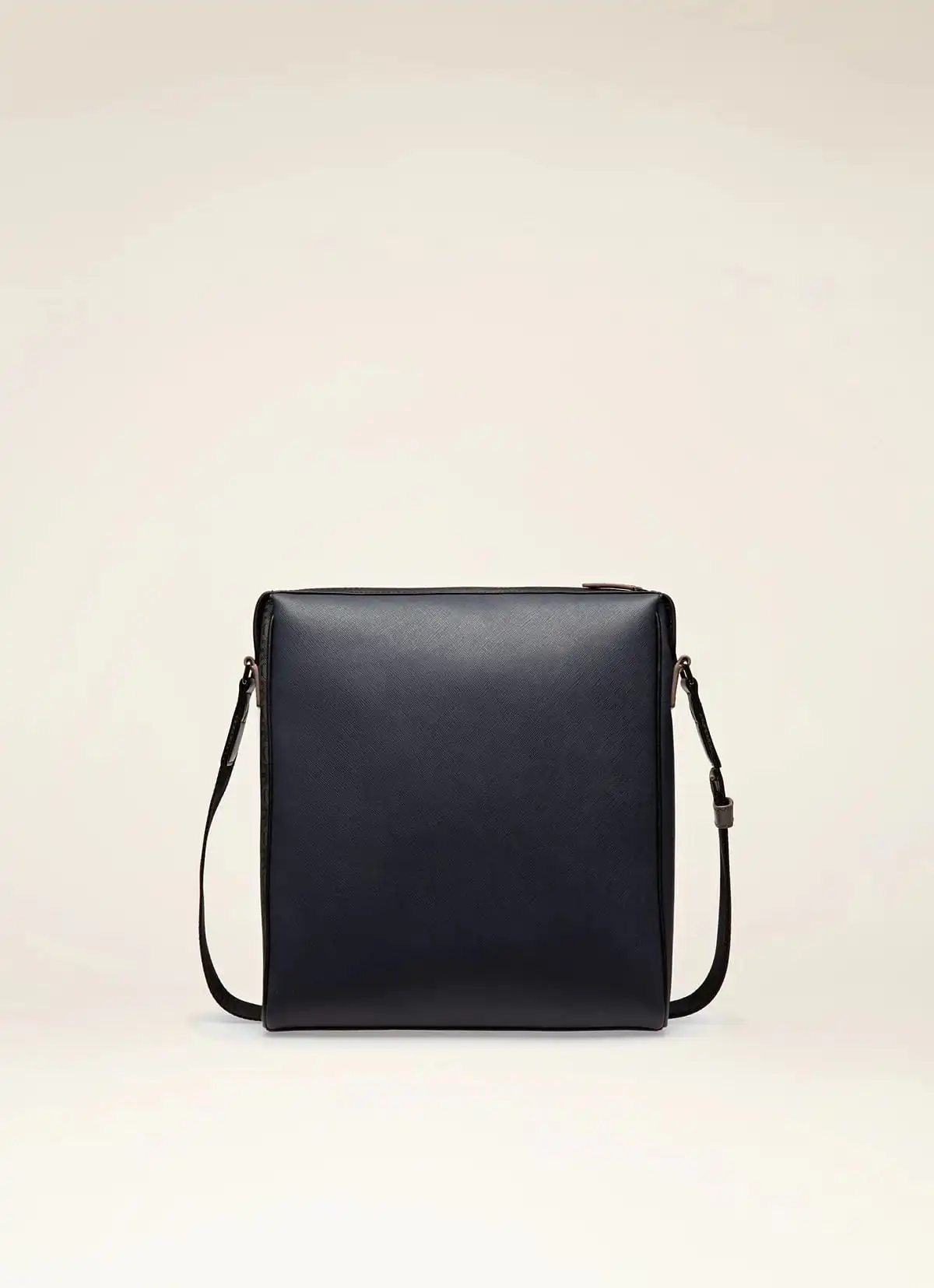 Mecoy Leather Crossbody Bag In Navy