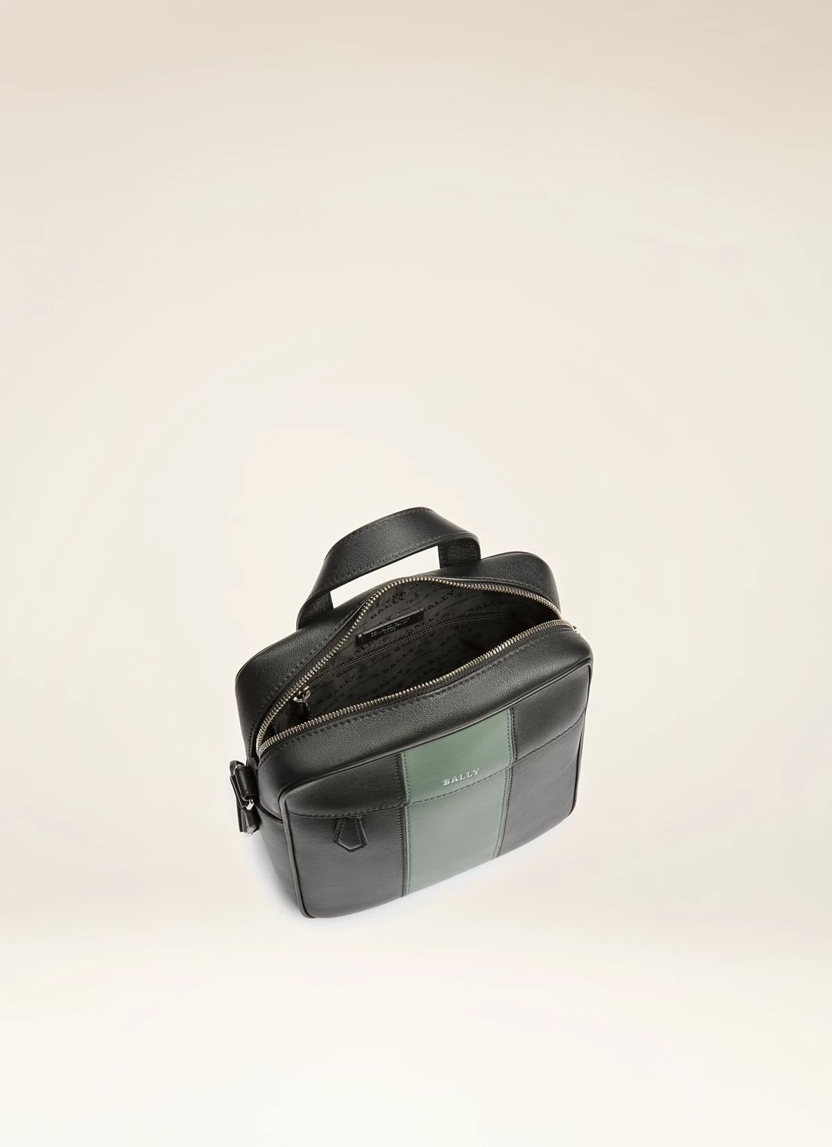 Holmis Crossbody Bag In Black & Green