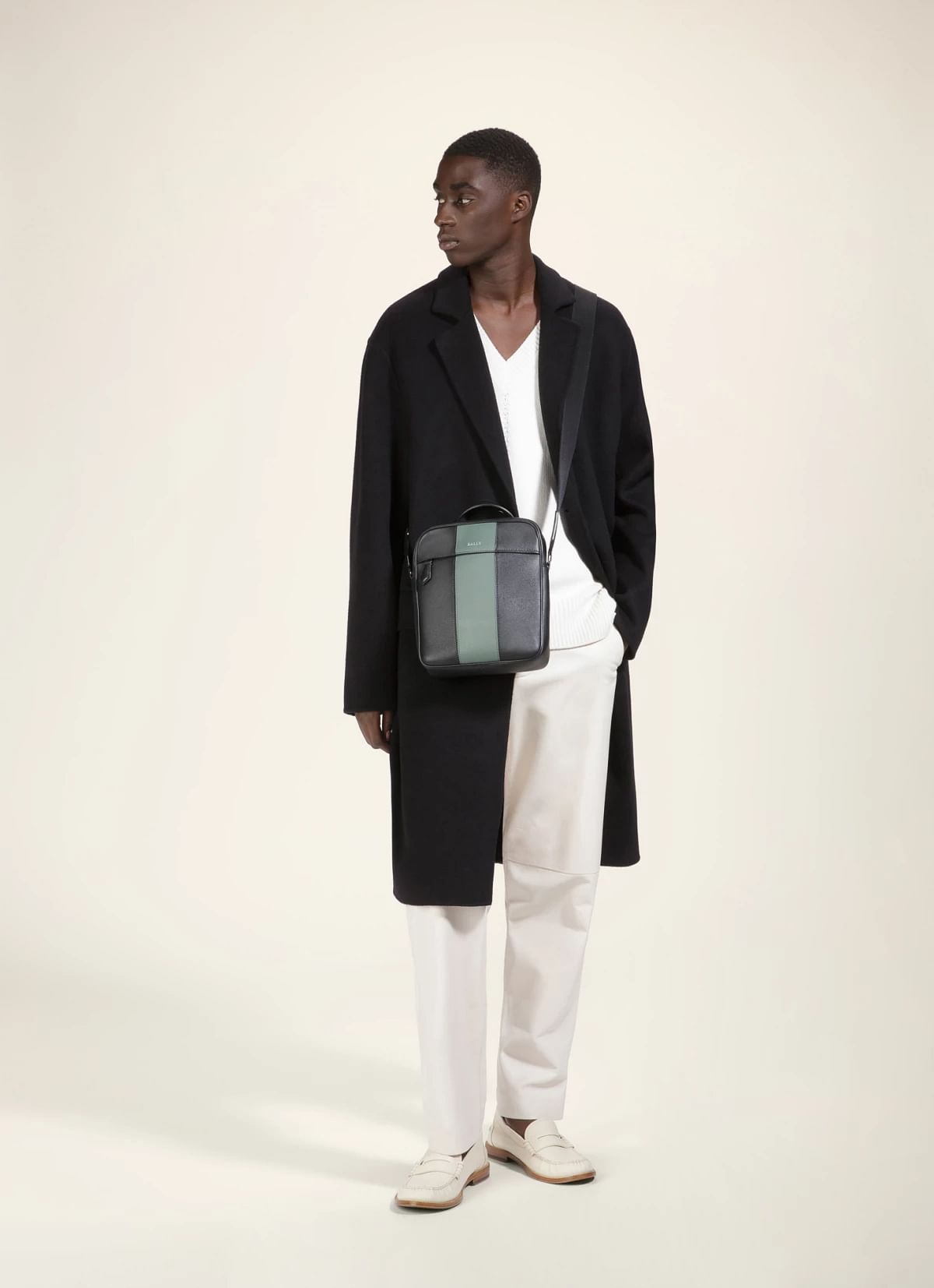 Holmis Crossbody Bag In Black & Green