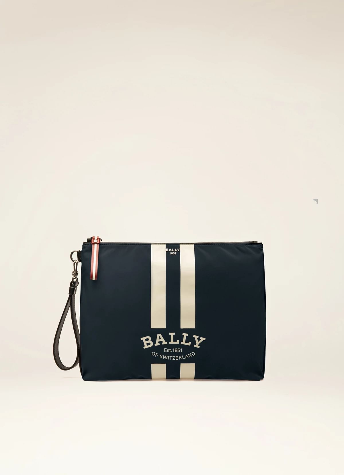 Fholler Nylon Clutch Bag In Blue