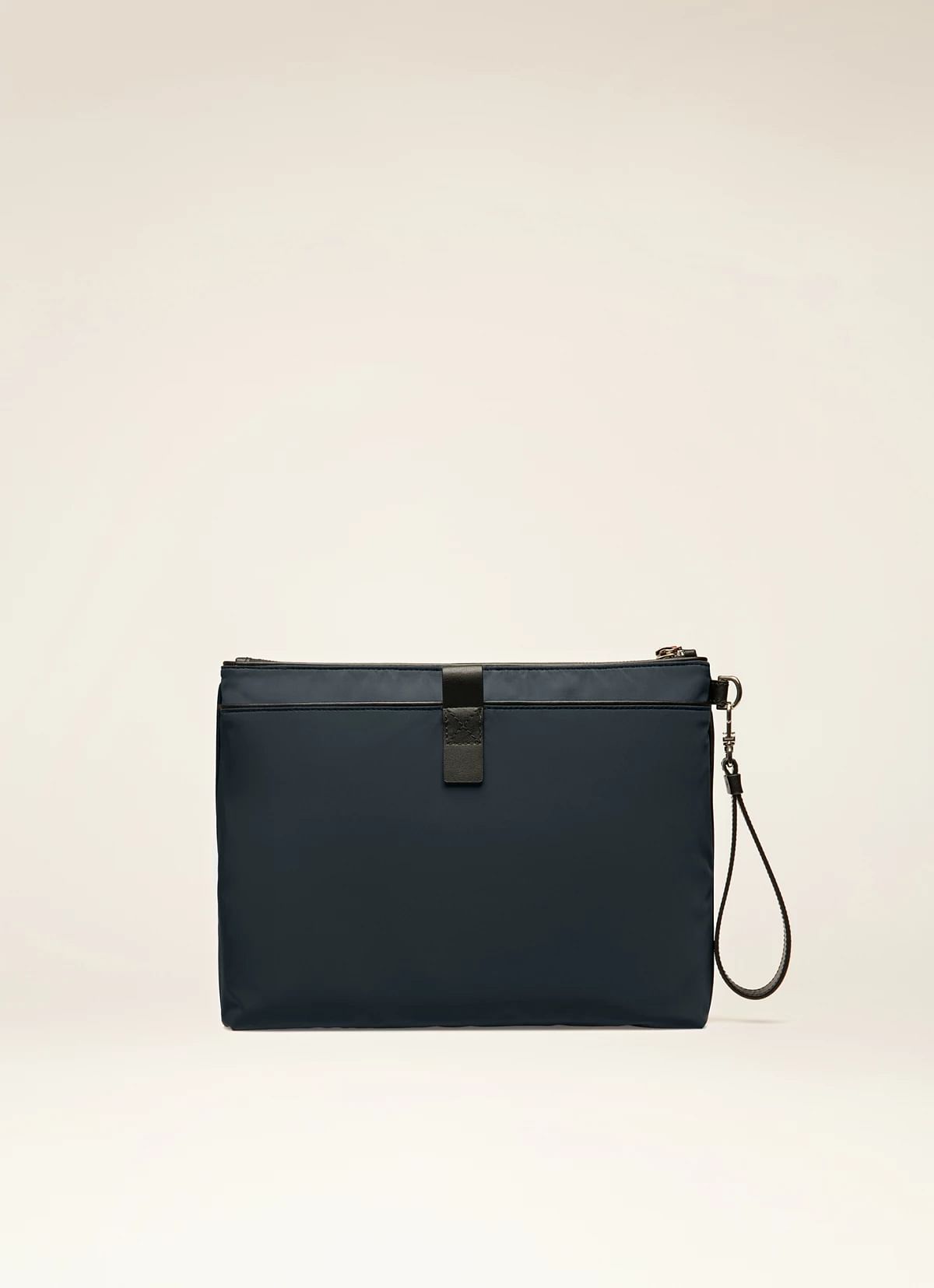 Fholler Nylon Clutch Bag In Blue