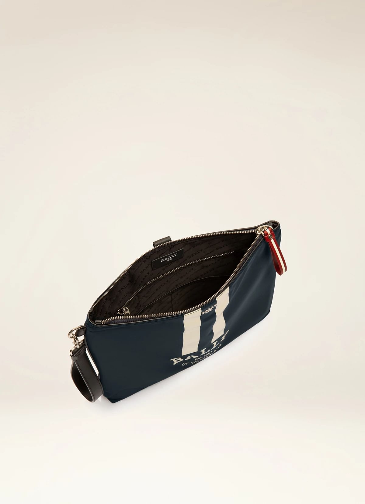 Fholler Nylon Clutch Bag In Blue