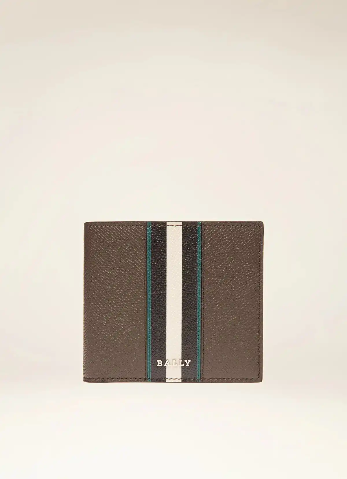 Brasai Leather Wallet In Army Green