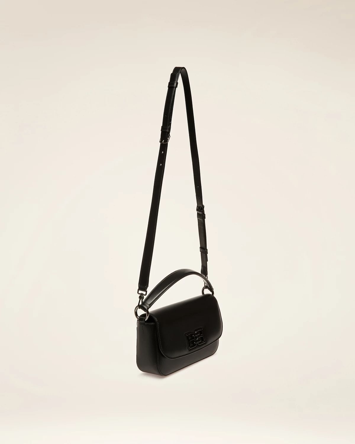 Brodye Leather Crossbody Bag In Black