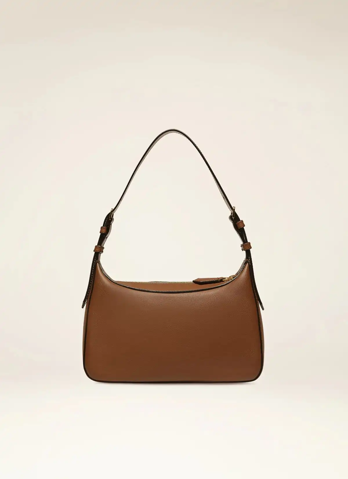 Coralye Leather Crossbody Bag In Brown