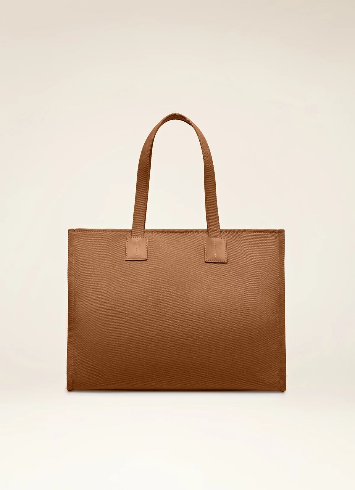 Crystalia Leather Tote In Brown