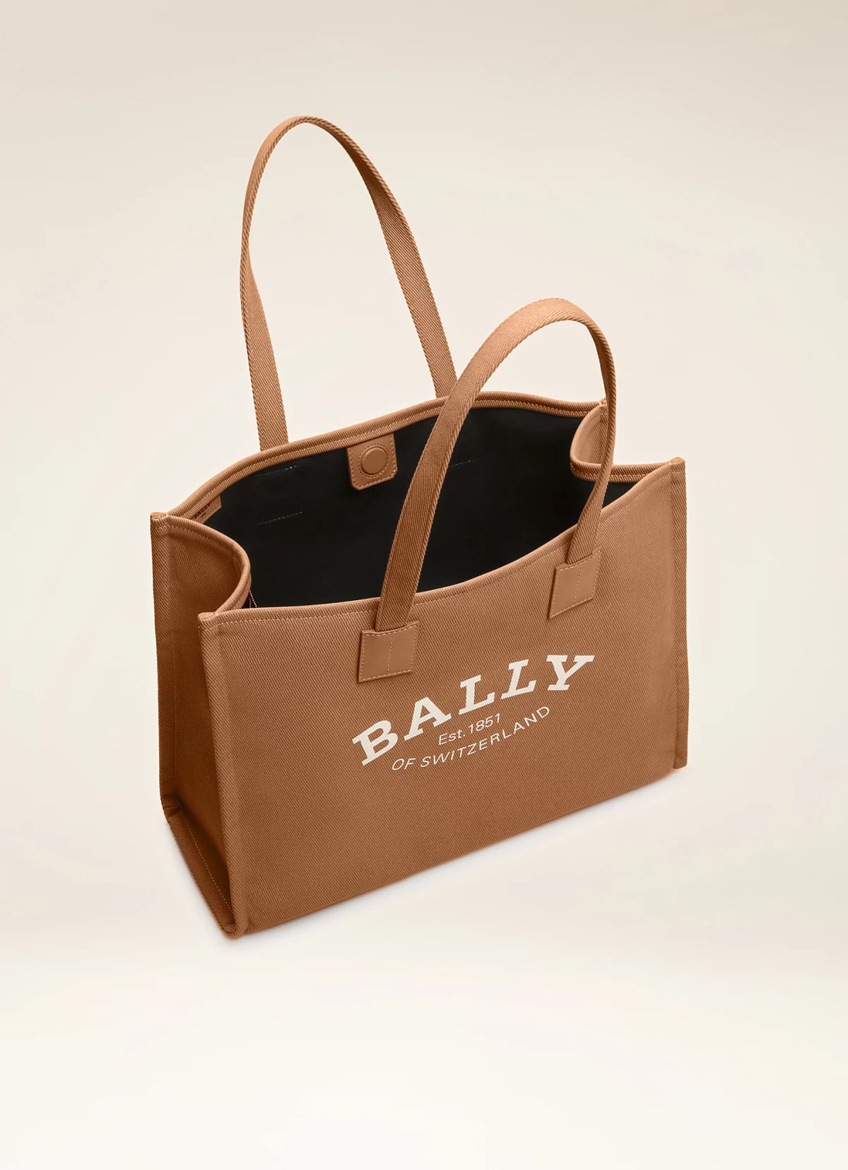 Crystalia Leather Tote In Brown