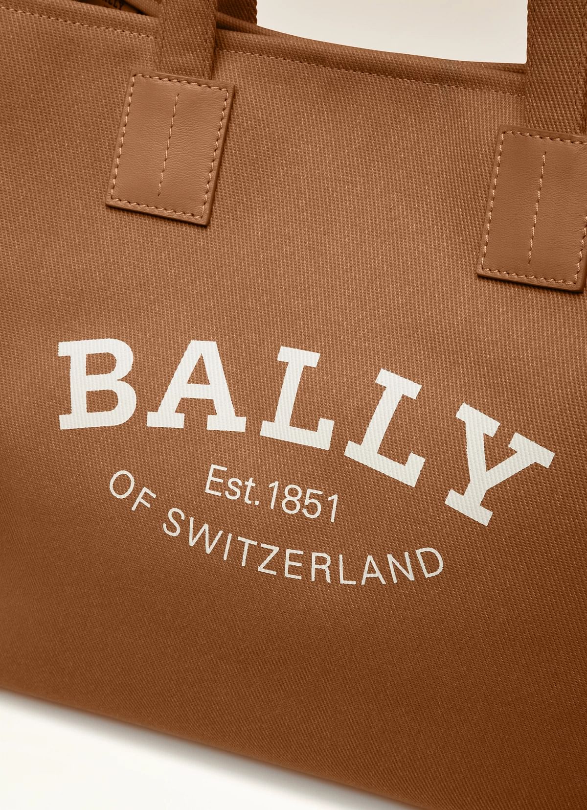 Crystalia Leather Tote In Brown