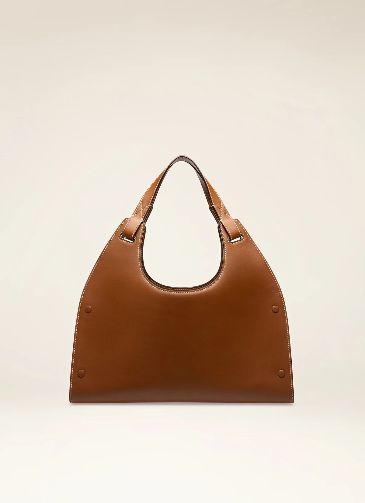 Ahres Leather Shoulder Bag In Brown