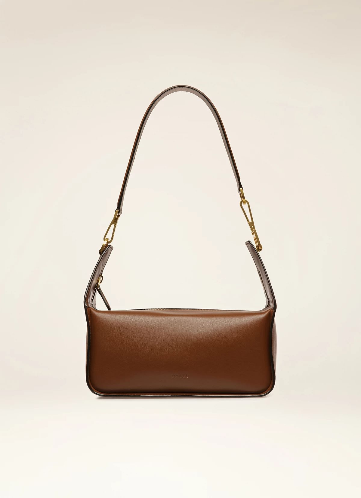 B-Hook Leather Shoulder Bag In Brown
