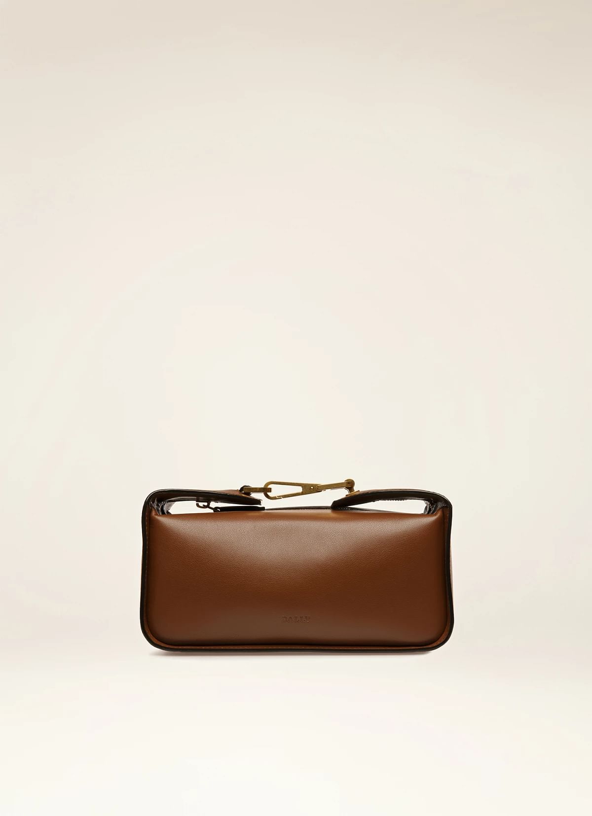 B-Hook Leather Shoulder Bag In Brown