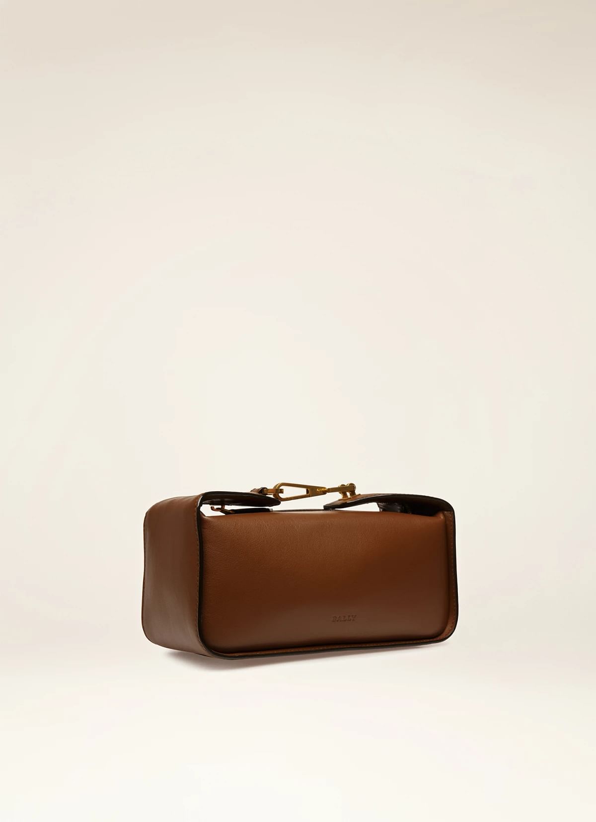 B-Hook Leather Shoulder Bag In Brown