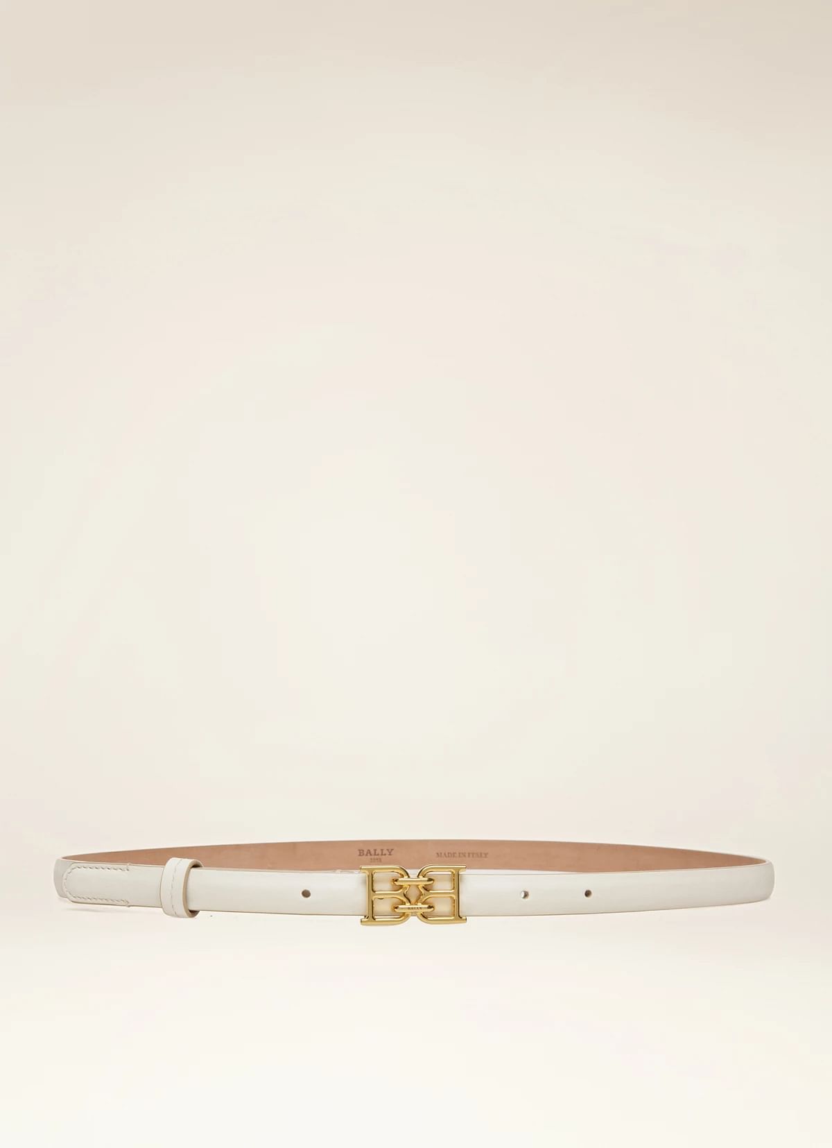 B Chain 15mm Leather Belt