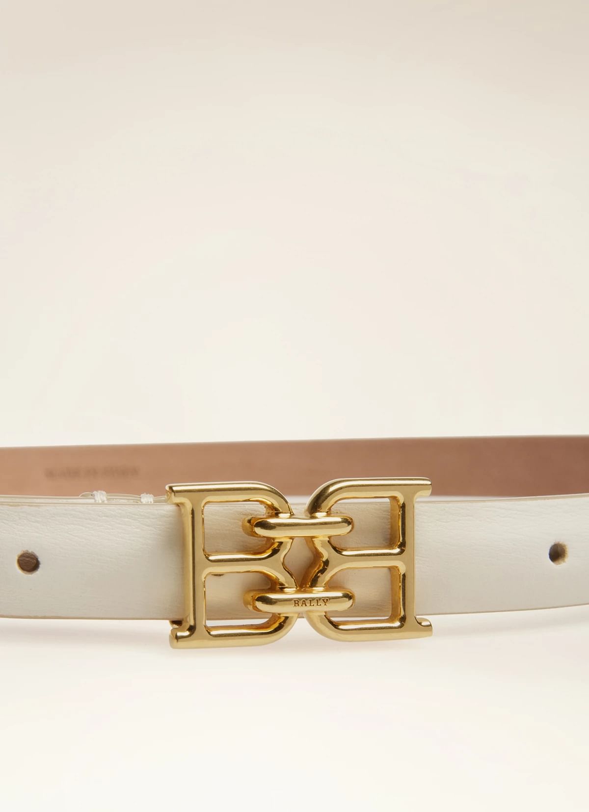 B Chain 15mm Leather Belt