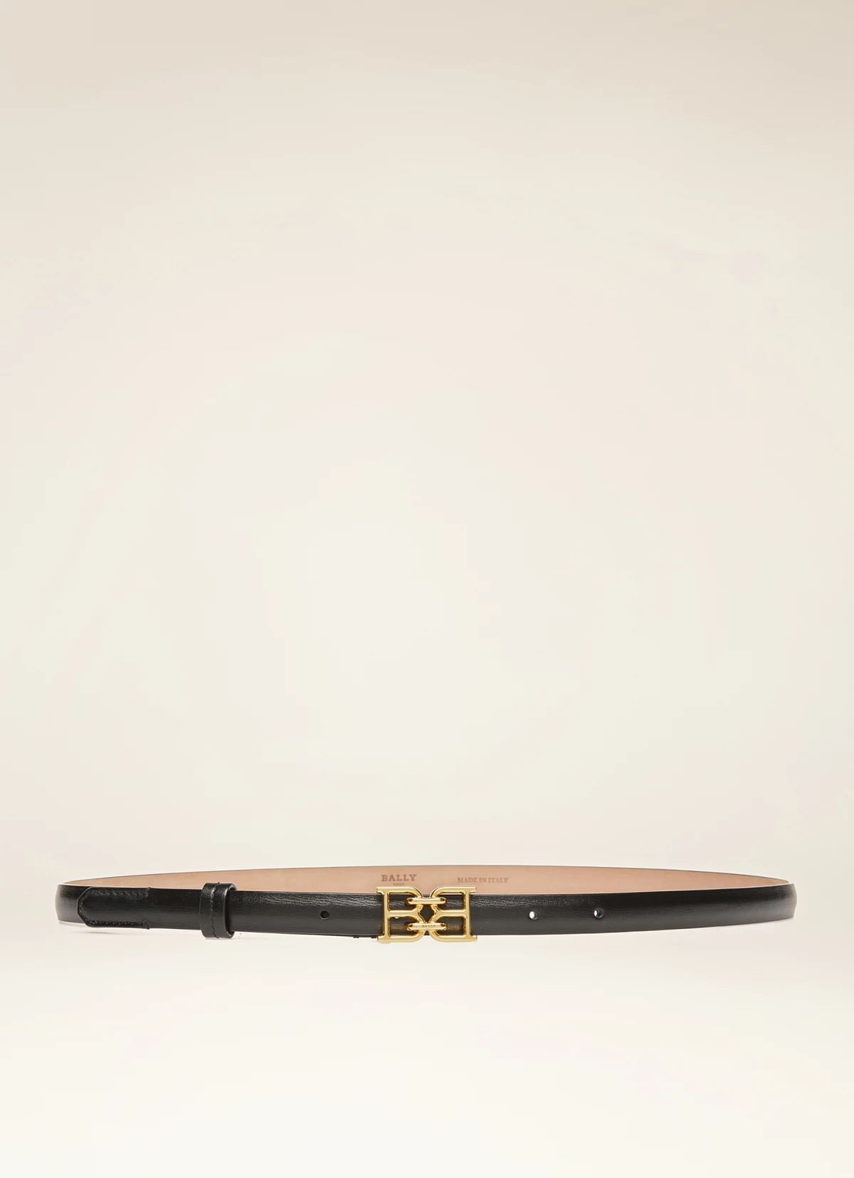 B Chain 15mm Leather Belt