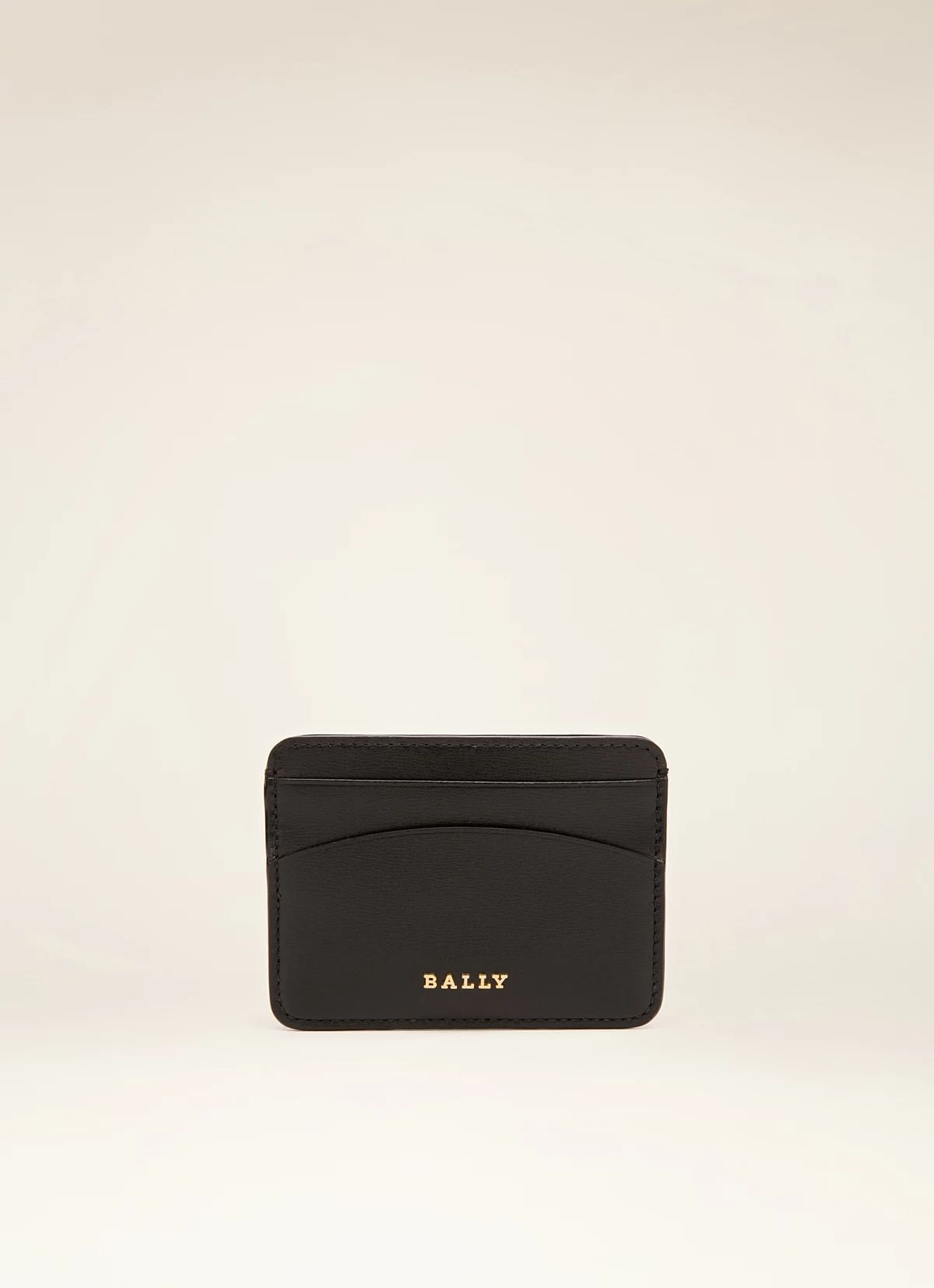 Lexye Leather Card Holder In Black