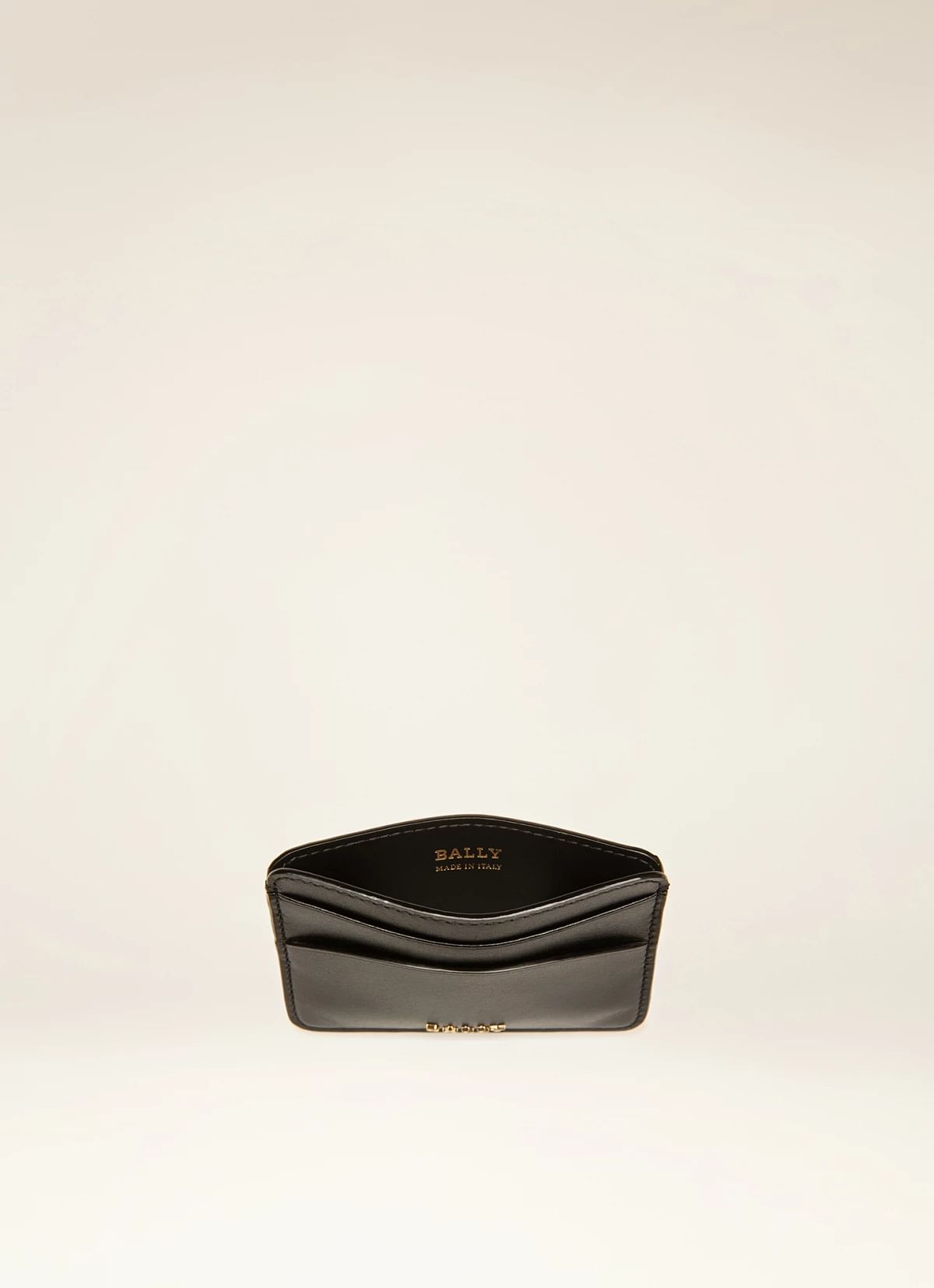 Lexye Leather Card Holder In Black