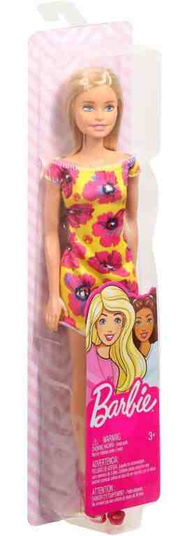 Barbie Doll With Floral Dress, Dolls & Accessories for Girls age 3Y+ (Assorted)
