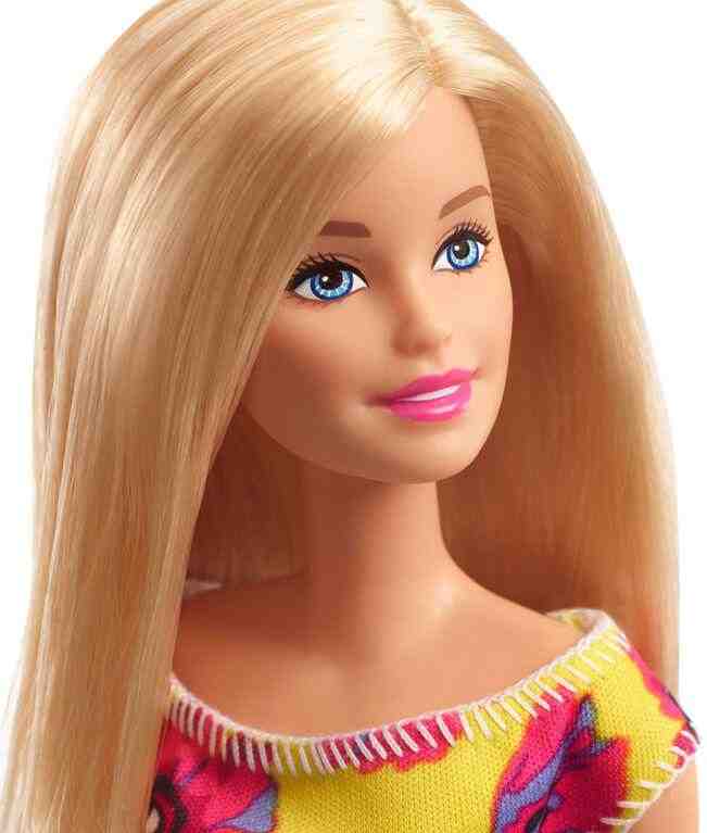 Barbie Doll With Floral Dress, Dolls & Accessories for Girls age 3Y+ (Assorted)