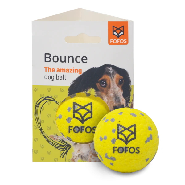 Barkbutler x Fofos Super Durable Bounce Ball Dog Toy – Small