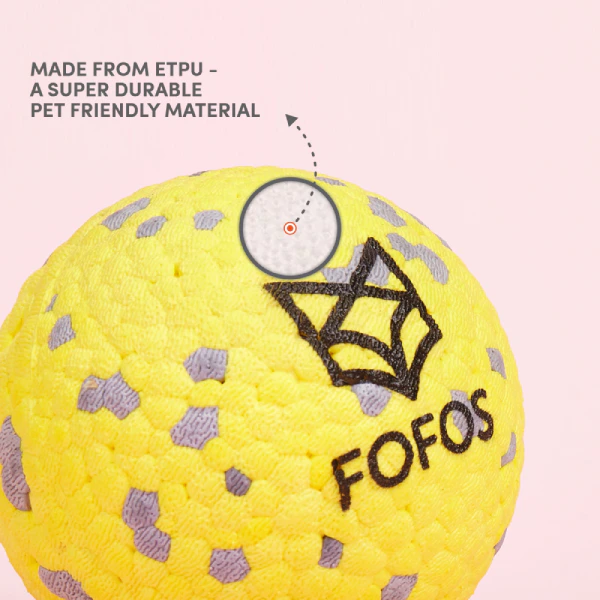 Barkbutler x Fofos Super Durable Bounce Ball Dog Toy – Small