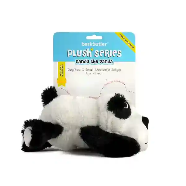 Barkbutler Panda Plush Dog Toy